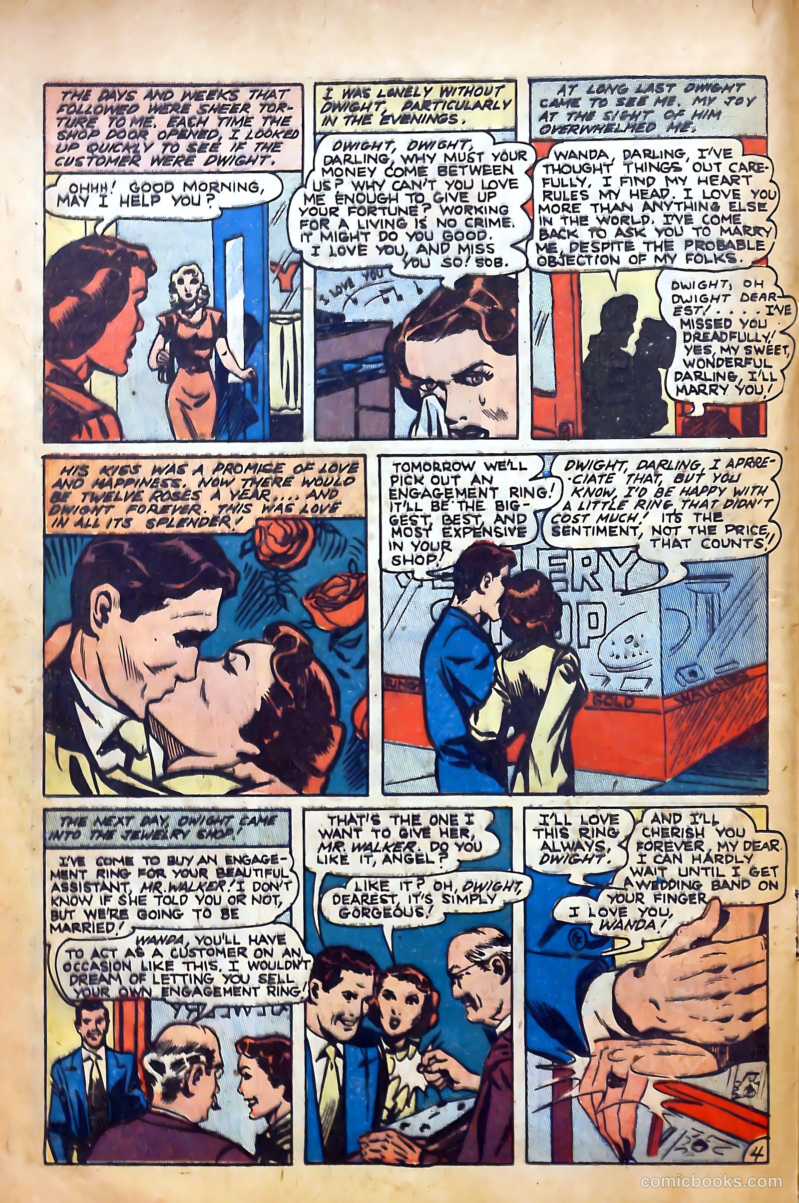 True-to-Life Romances #20 (1954) — page 16 of 36