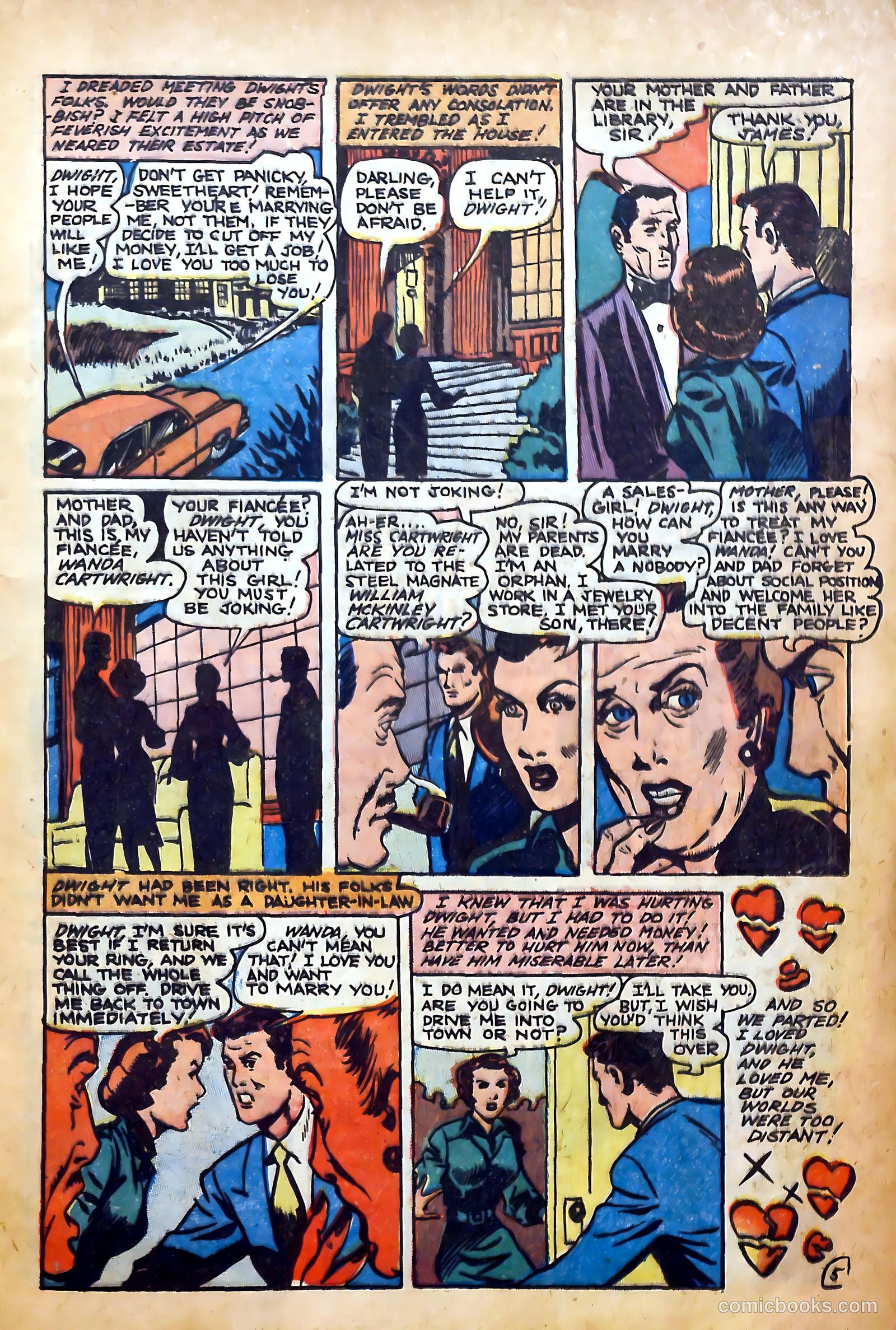True-to-Life Romances #20 (1954) — page 17 of 36