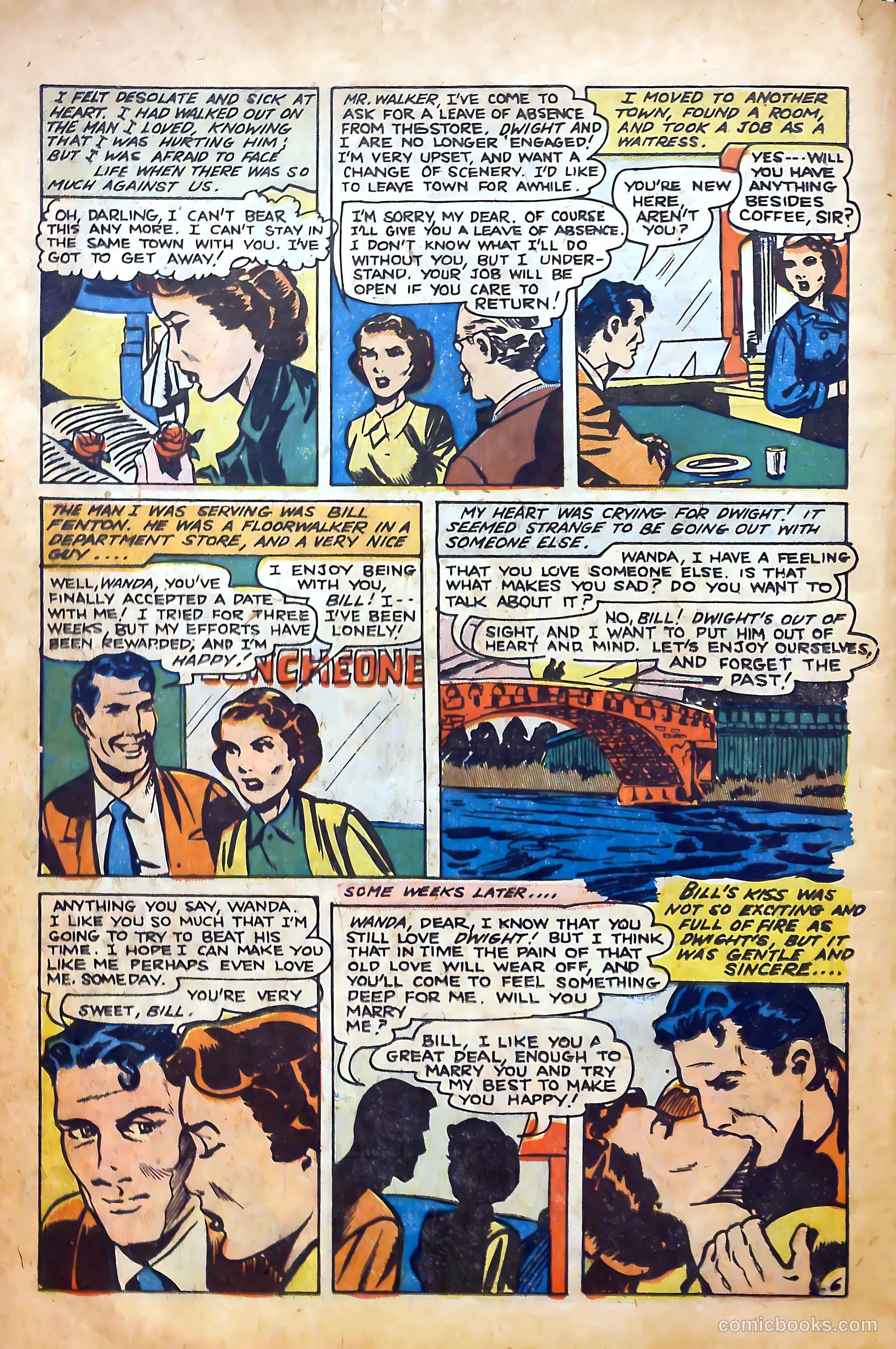 True-to-Life Romances #20 (1954) — page 18 of 36