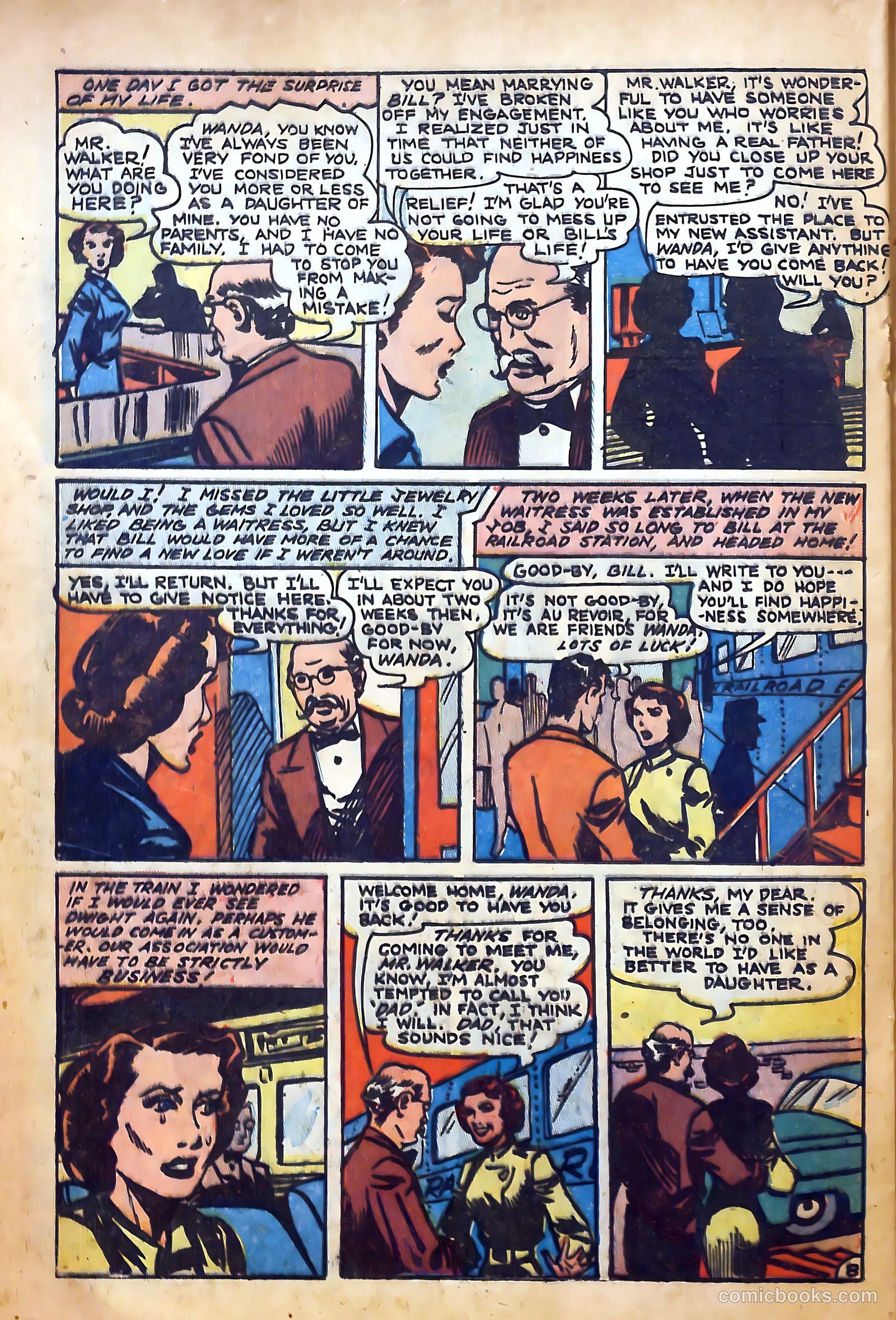 True-to-Life Romances #20 (1954) — page 20 of 36