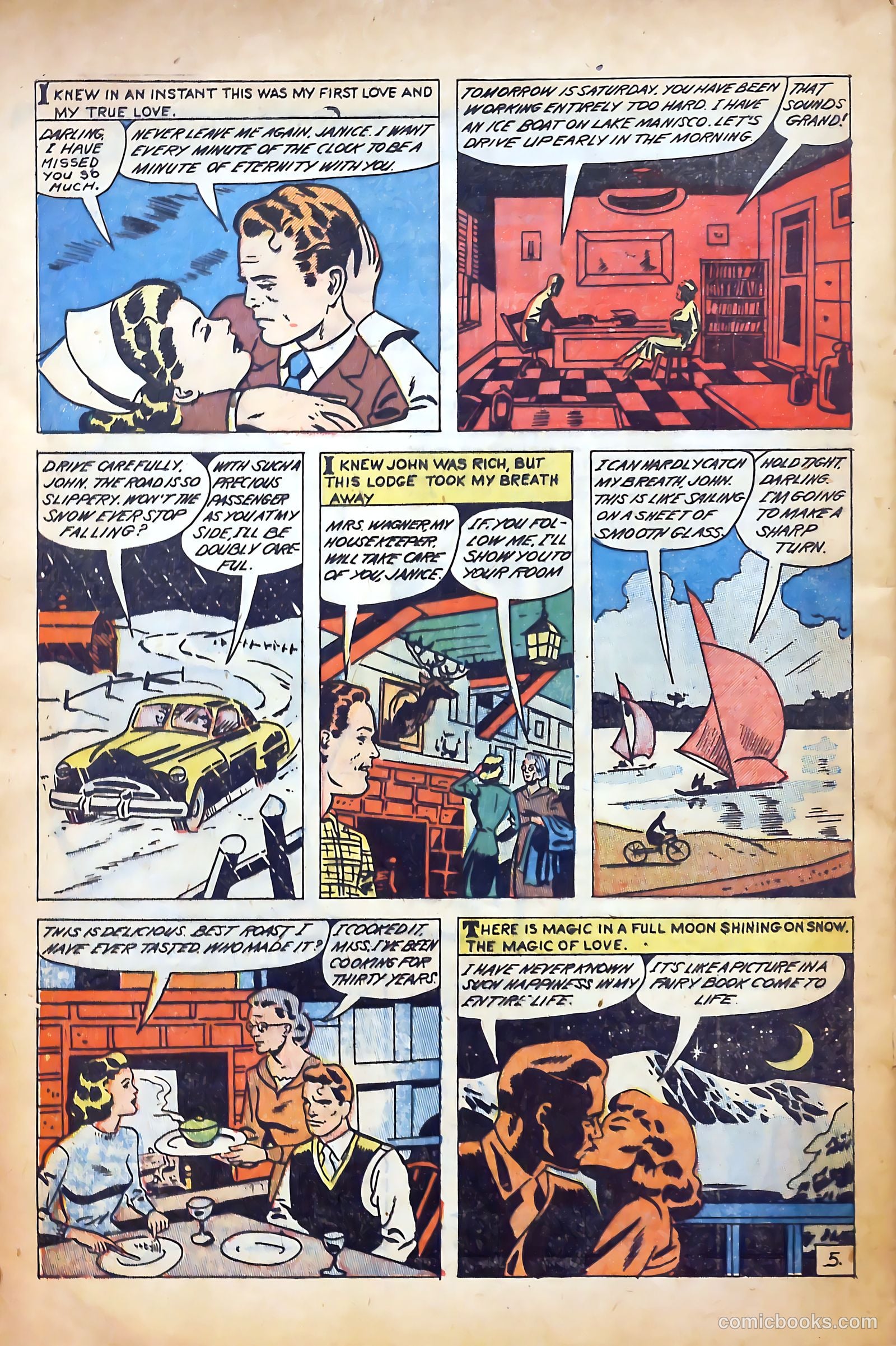 True-to-Life Romances #20 (1954) — page 28 of 36