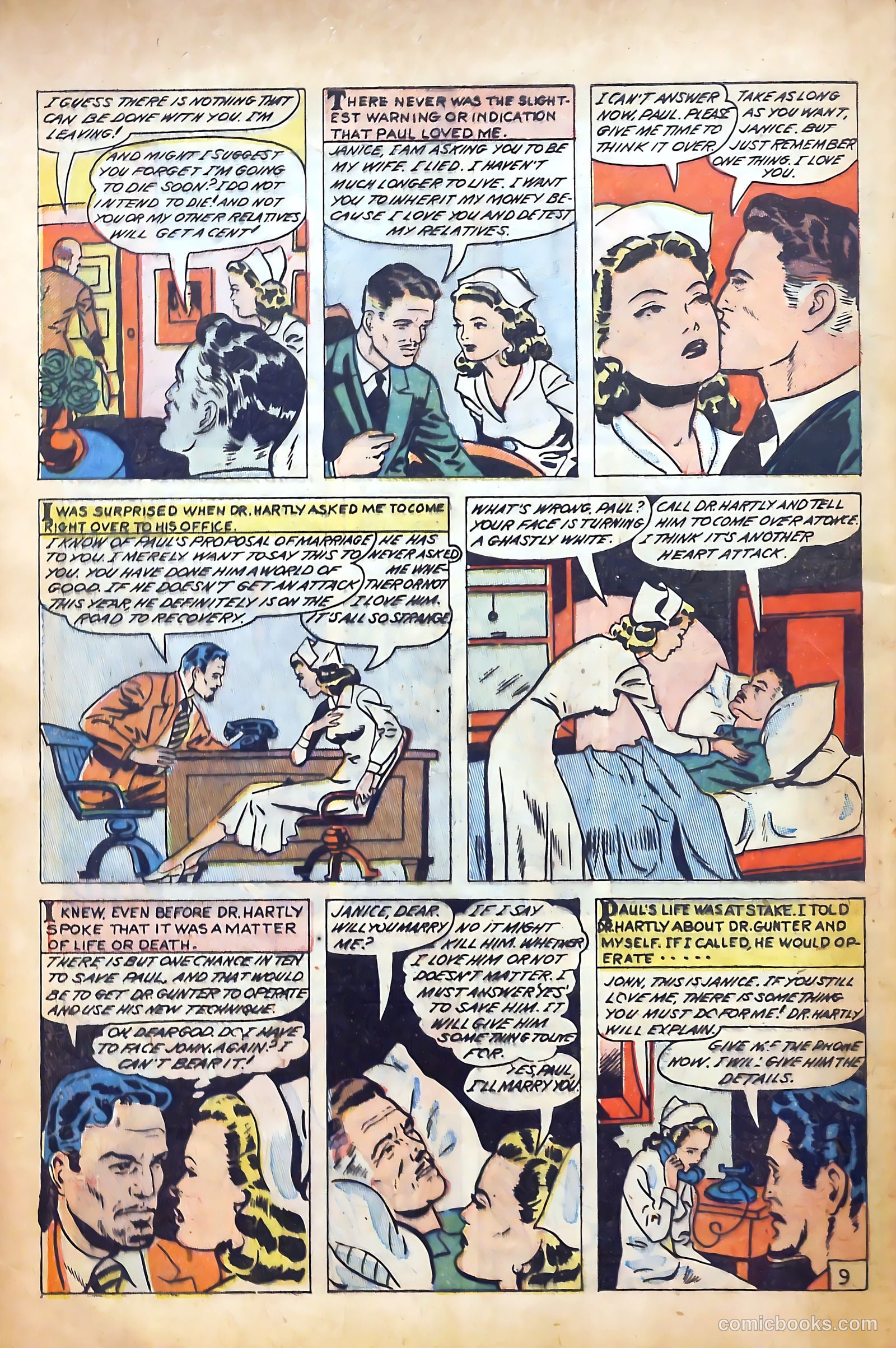 True-to-Life Romances #20 (1954) — page 32 of 36