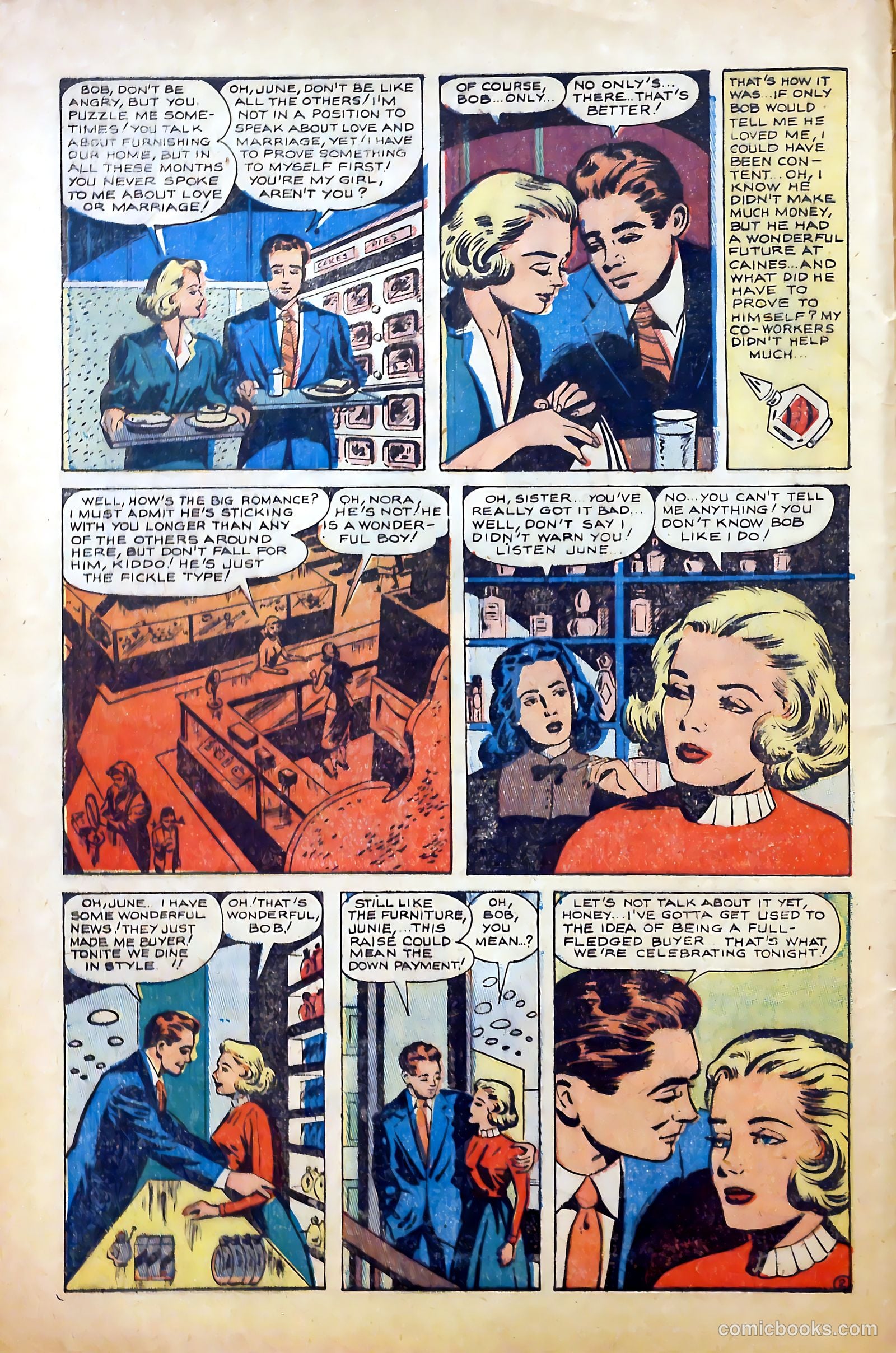 True-to-Life Romances #22 (1954) — page 4 of 36