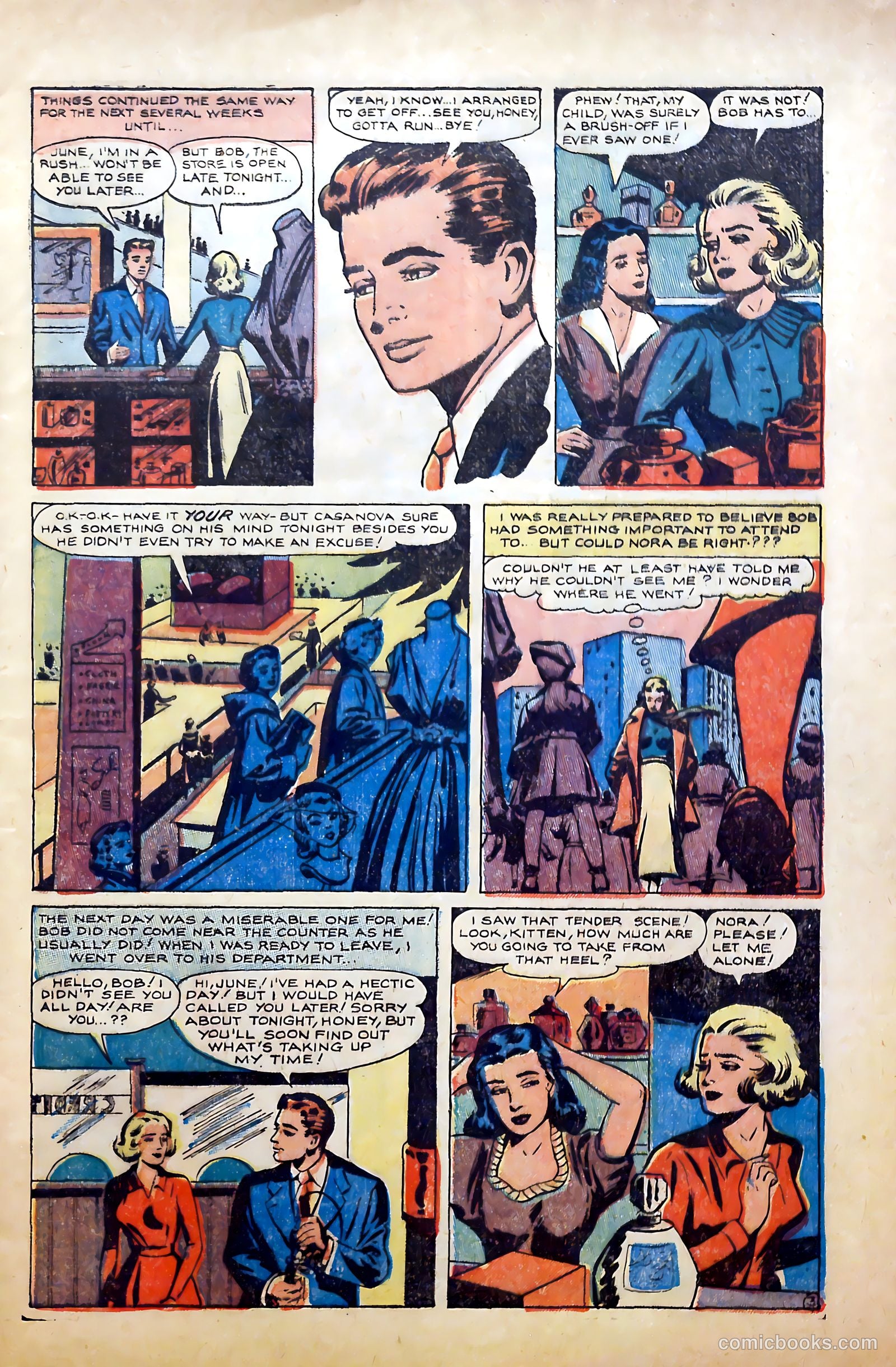 True-to-Life Romances #22 (1954) — page 5 of 36