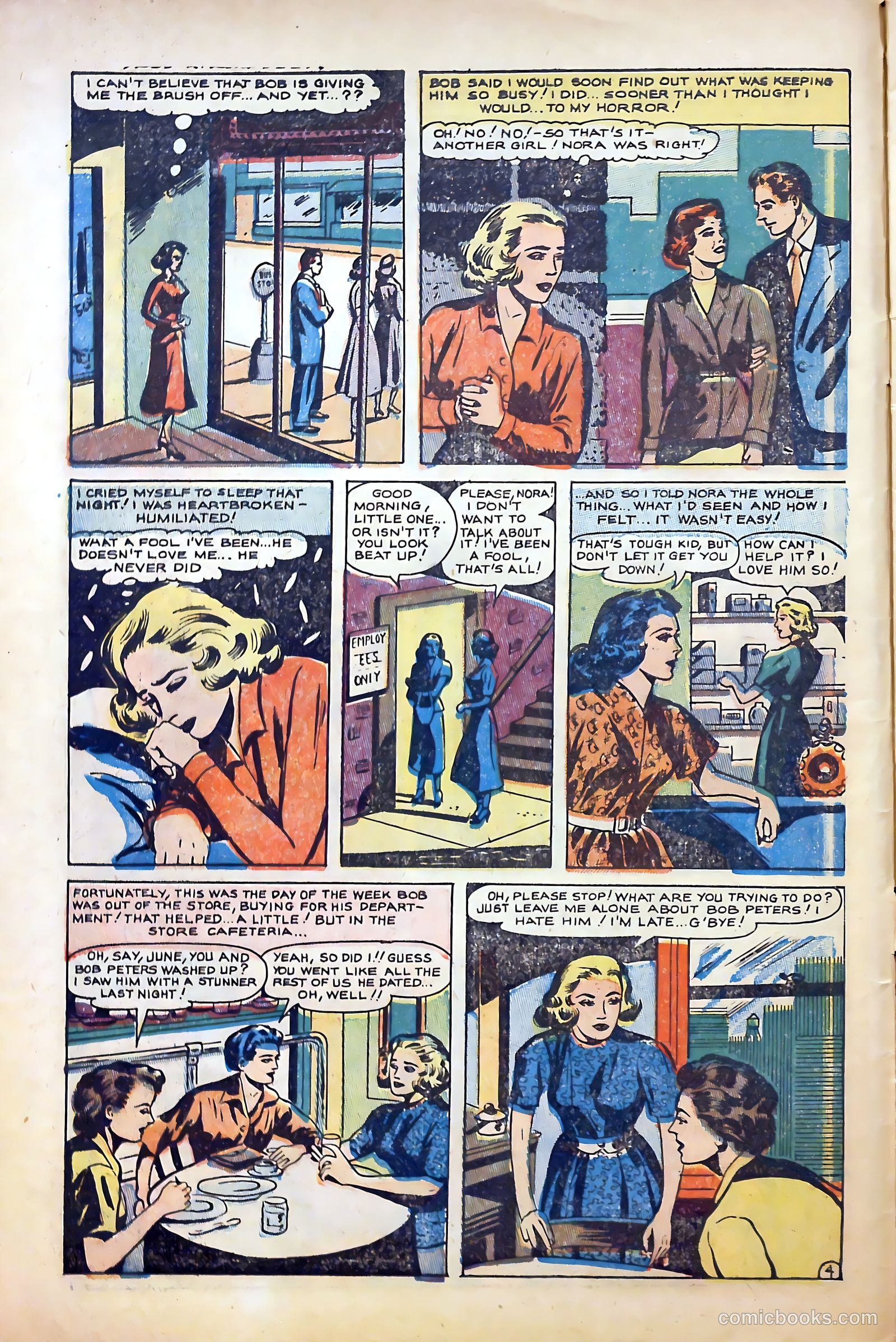 True-to-Life Romances #22 (1954) — page 6 of 36