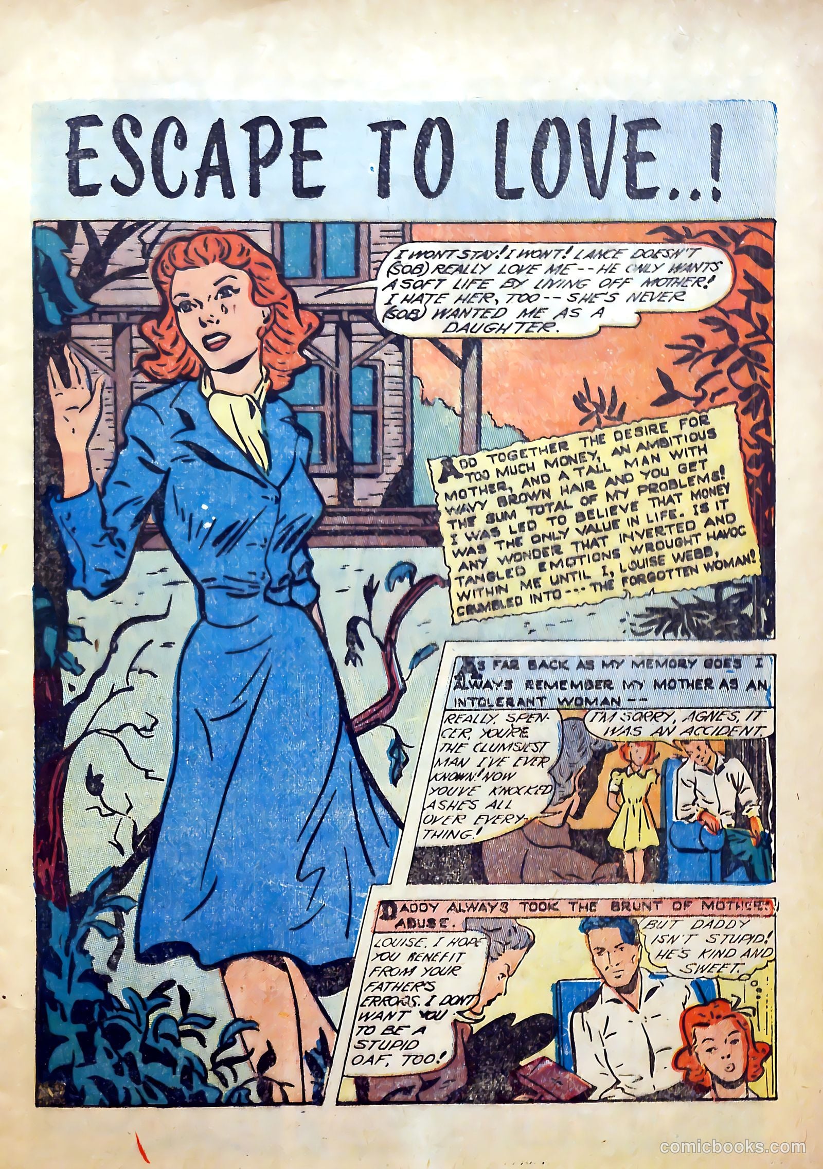 True-to-Life Romances #22 (1954) — page 13 of 36