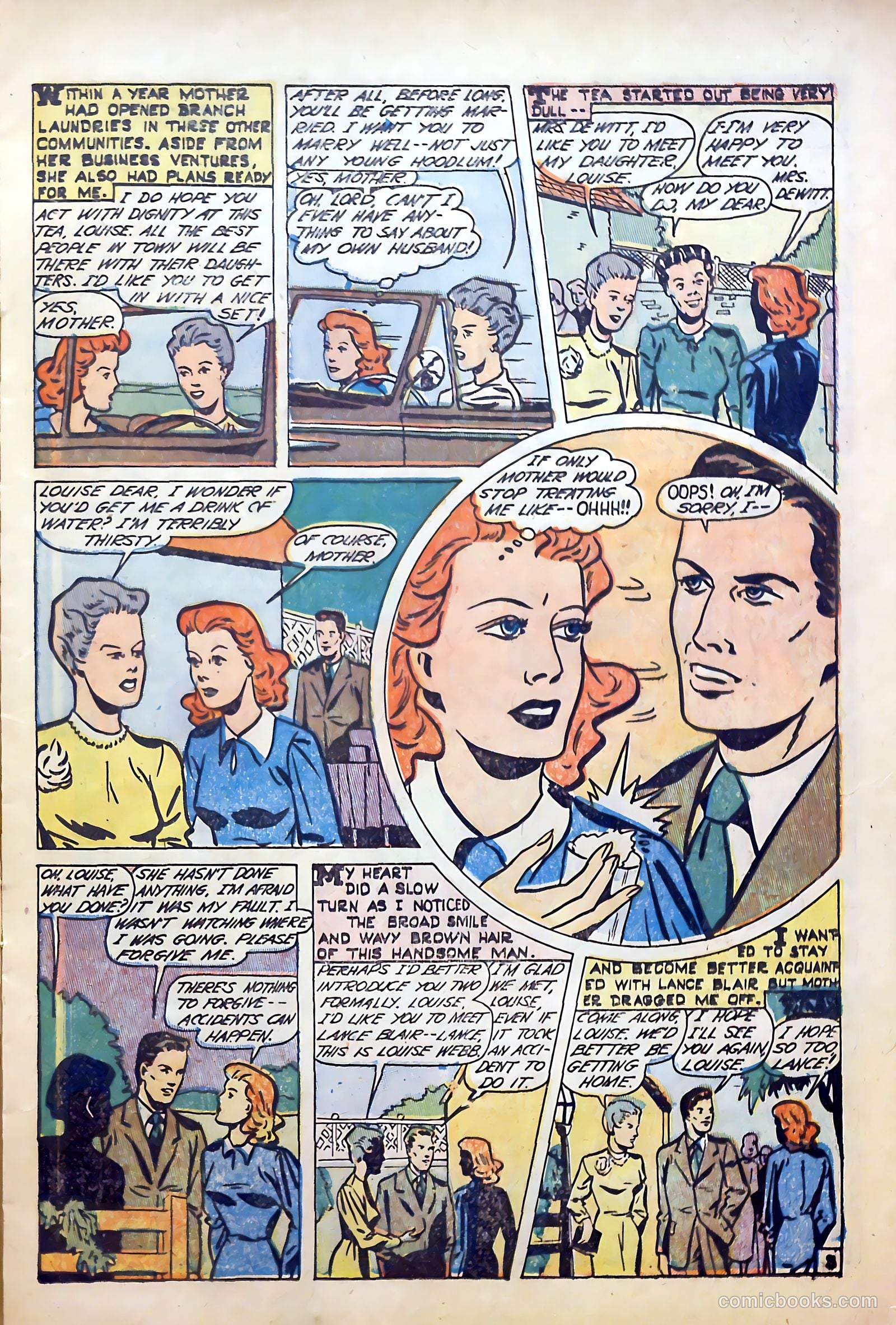 True-to-Life Romances #22 (1954) — page 15 of 36