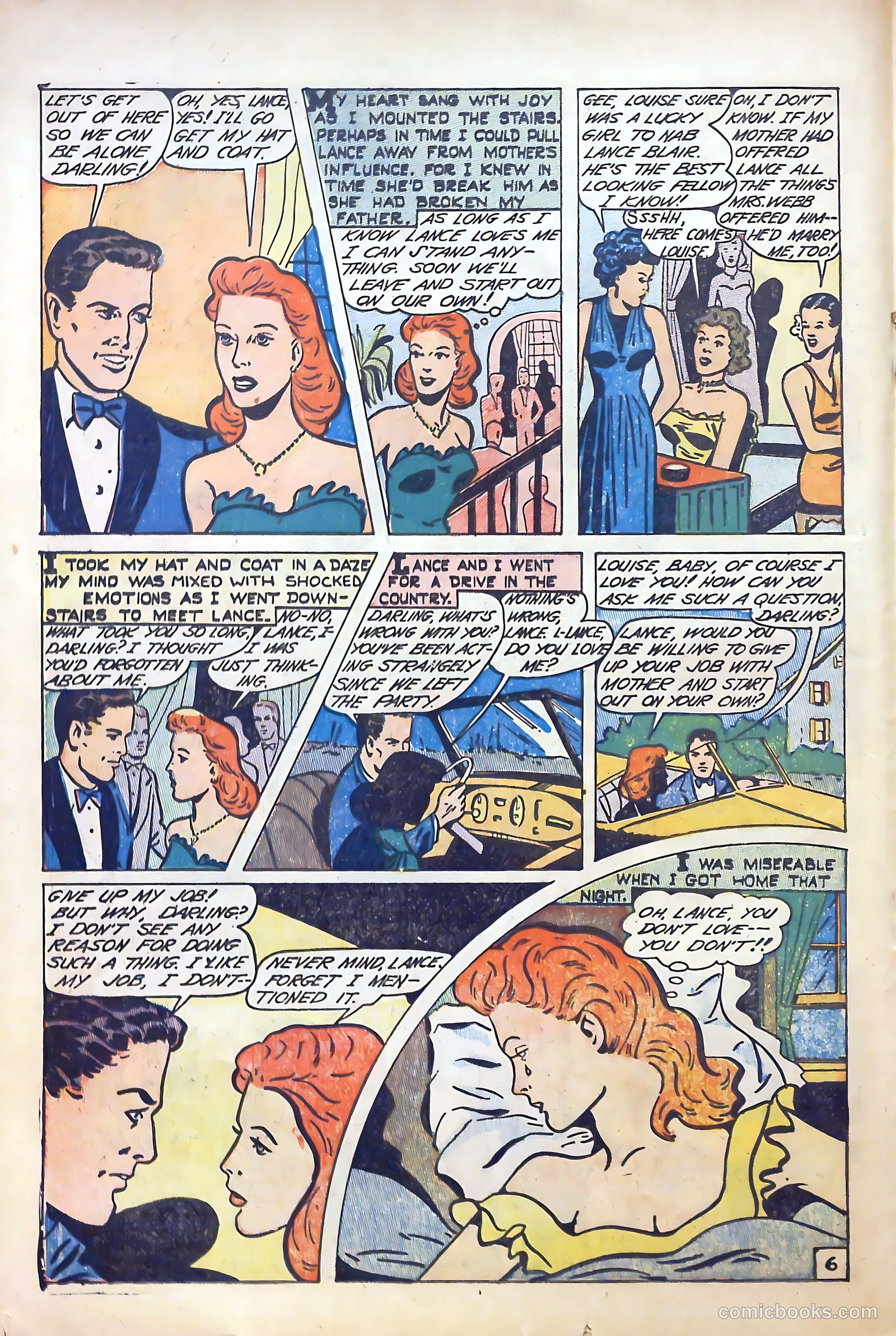 True-to-Life Romances #22 (1954) — page 18 of 36