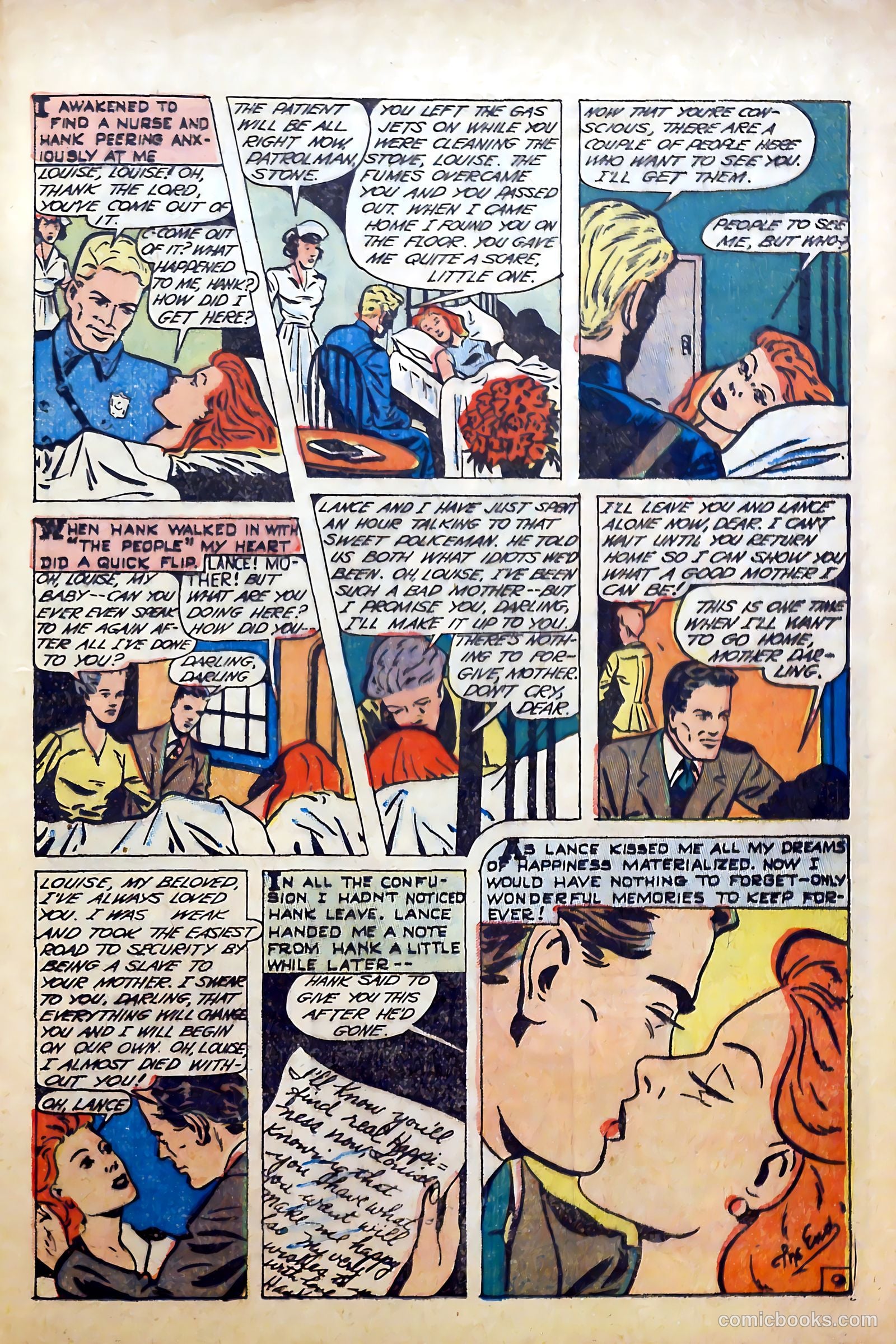 True-to-Life Romances #22 (1954) — page 21 of 36