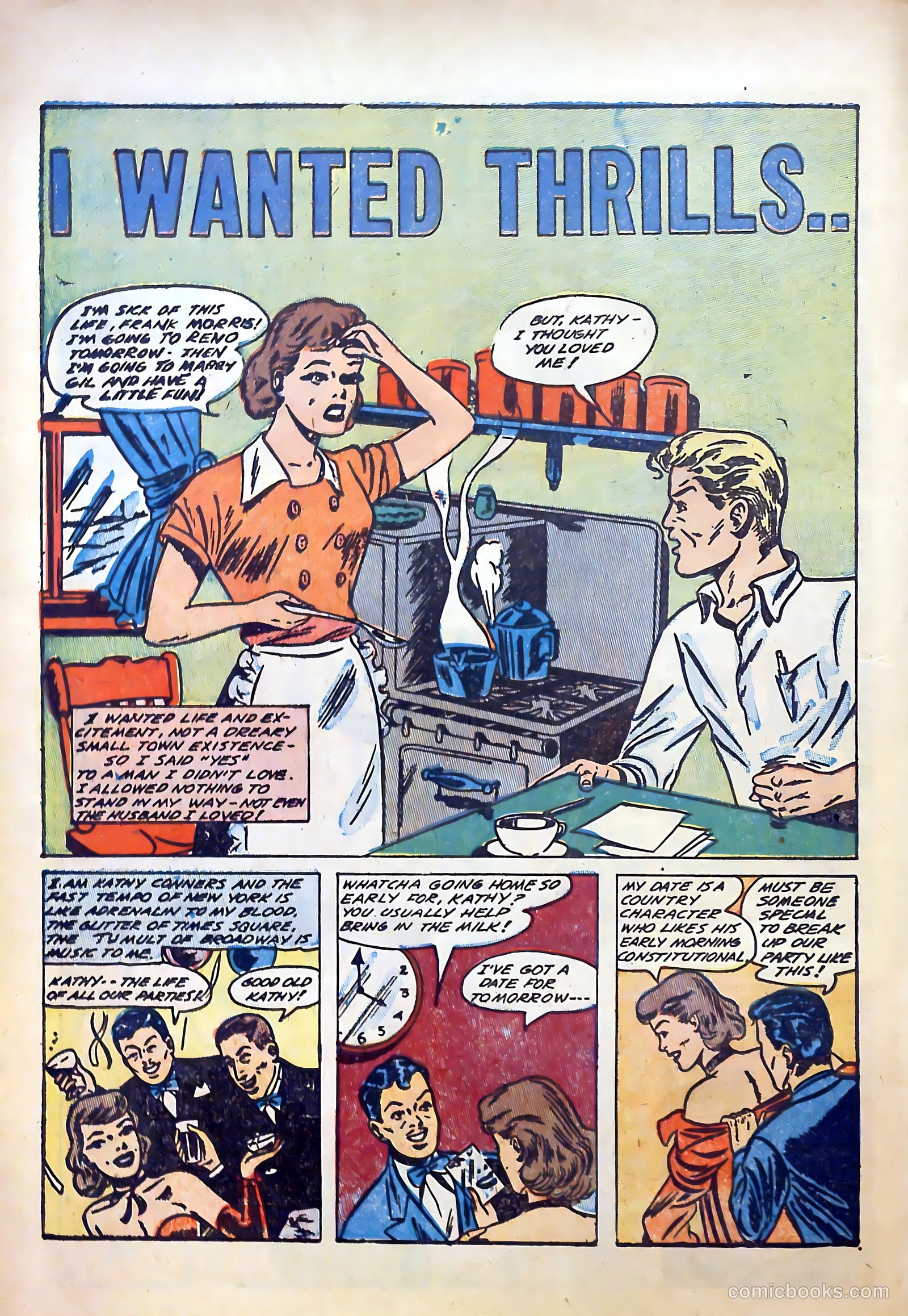True-to-Life Romances #22 (1954) — page 22 of 36