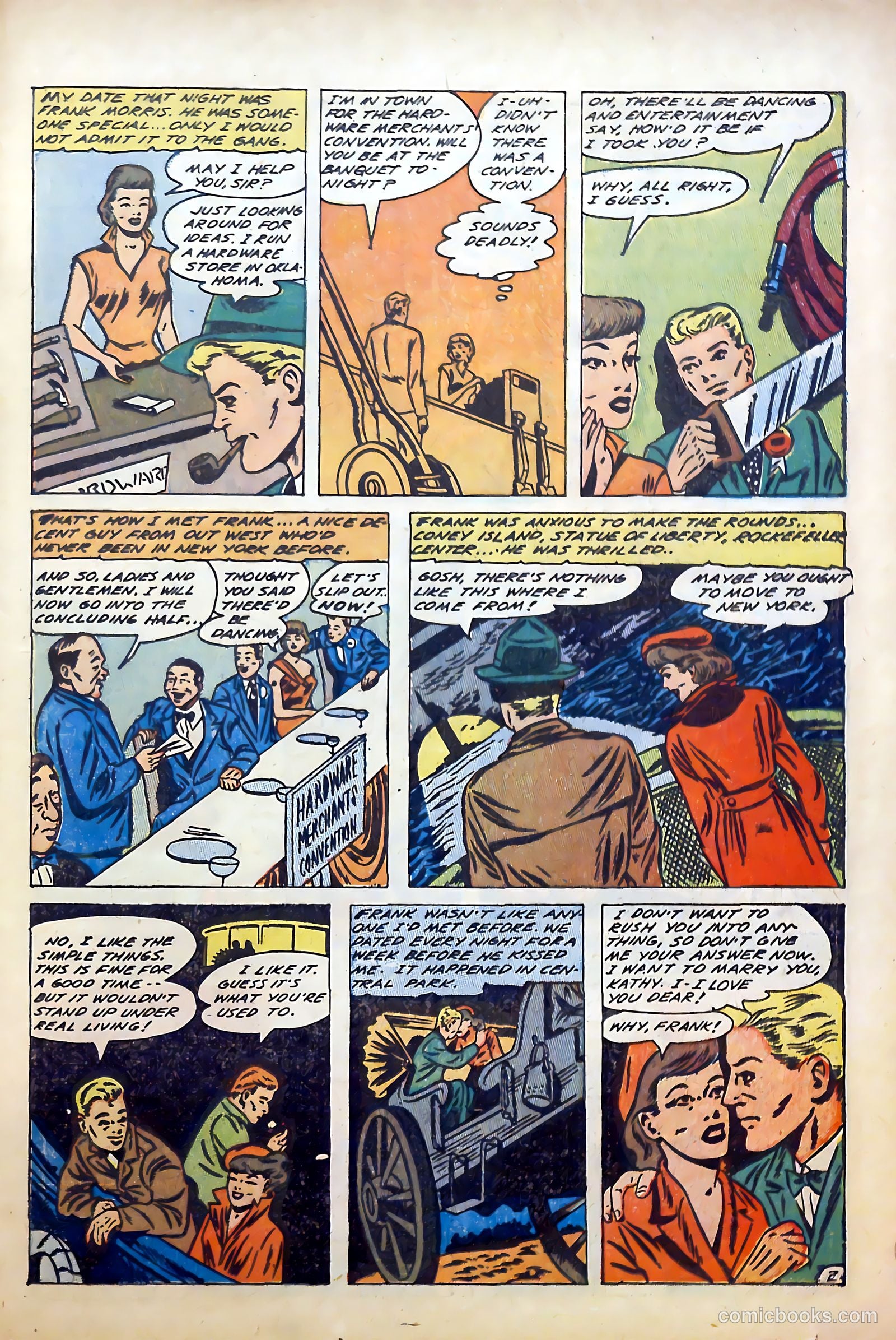 True-to-Life Romances #22 (1954) — page 23 of 36