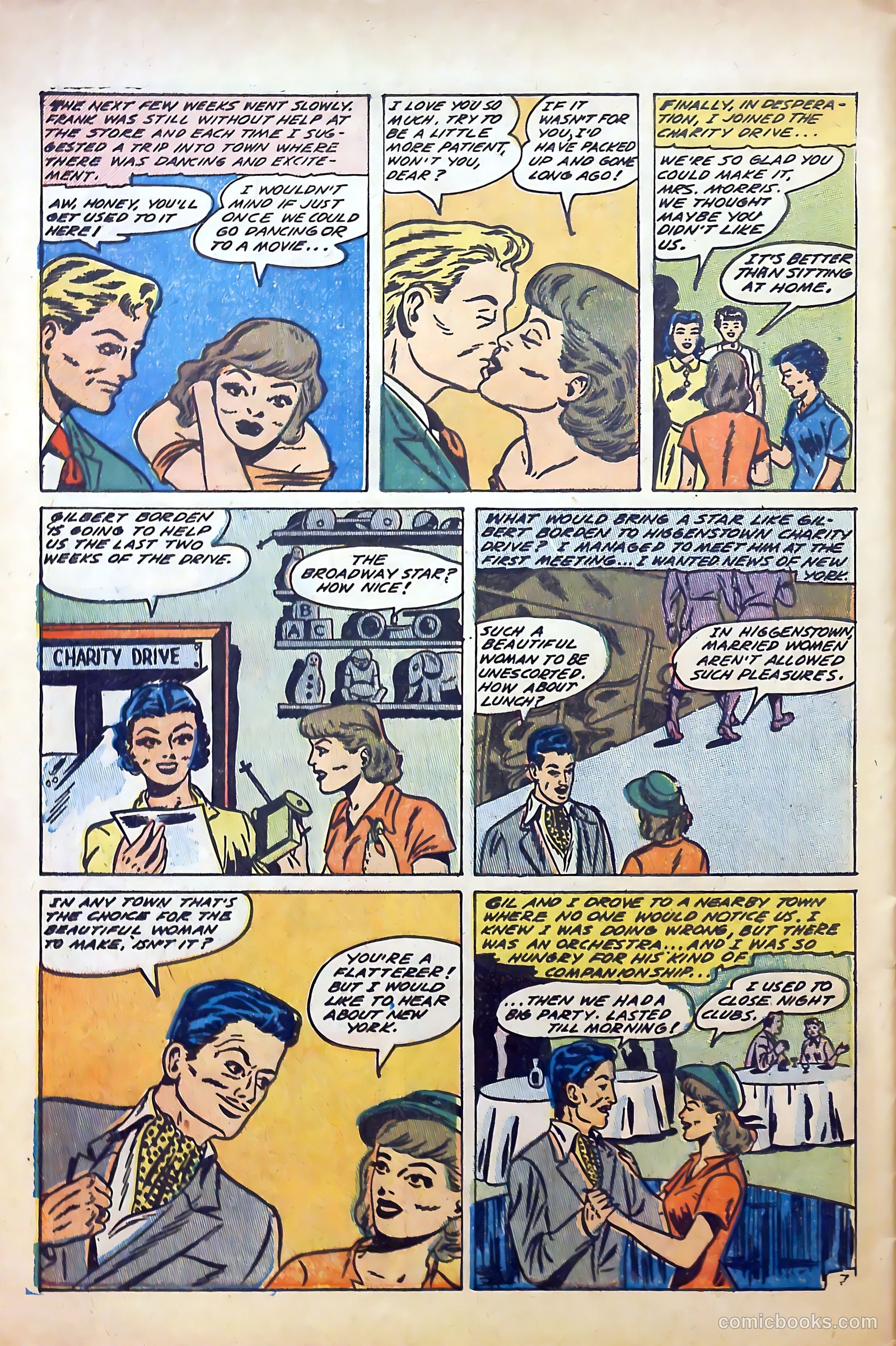 True-to-Life Romances #22 (1954) — page 30 of 36