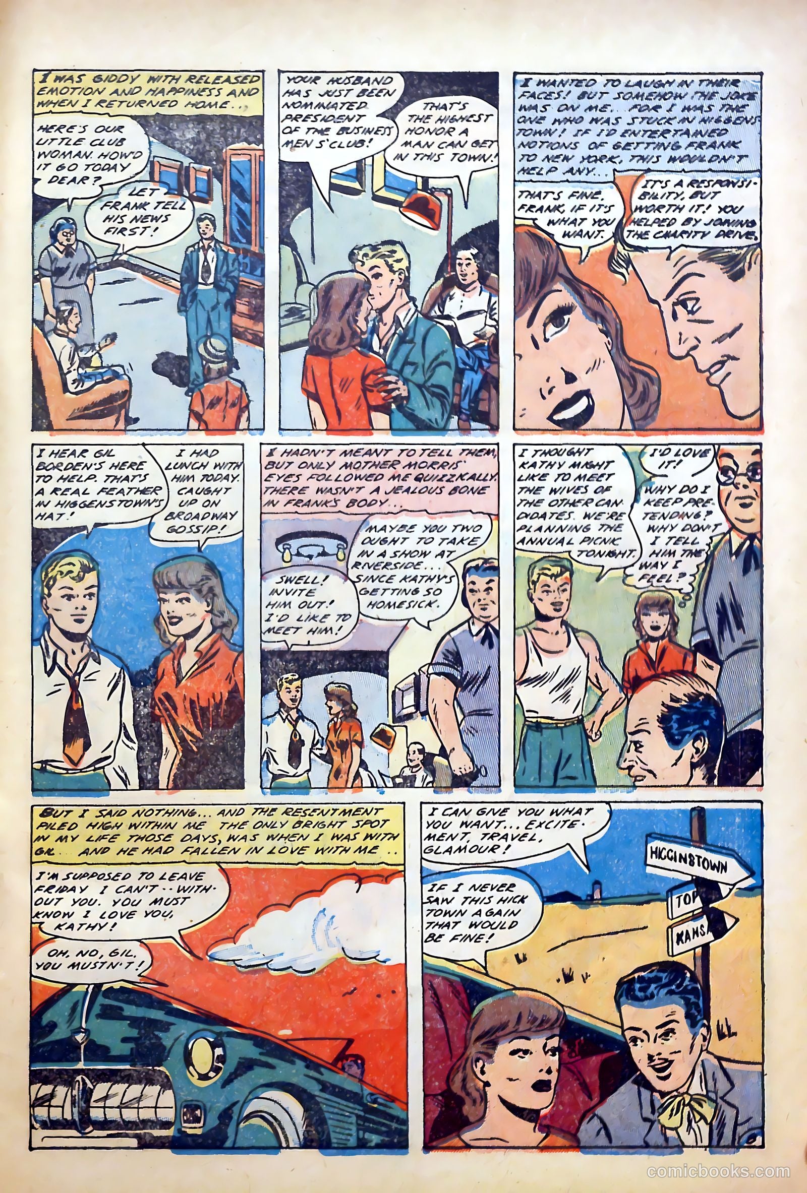True-to-Life Romances #22 (1954) — page 31 of 36