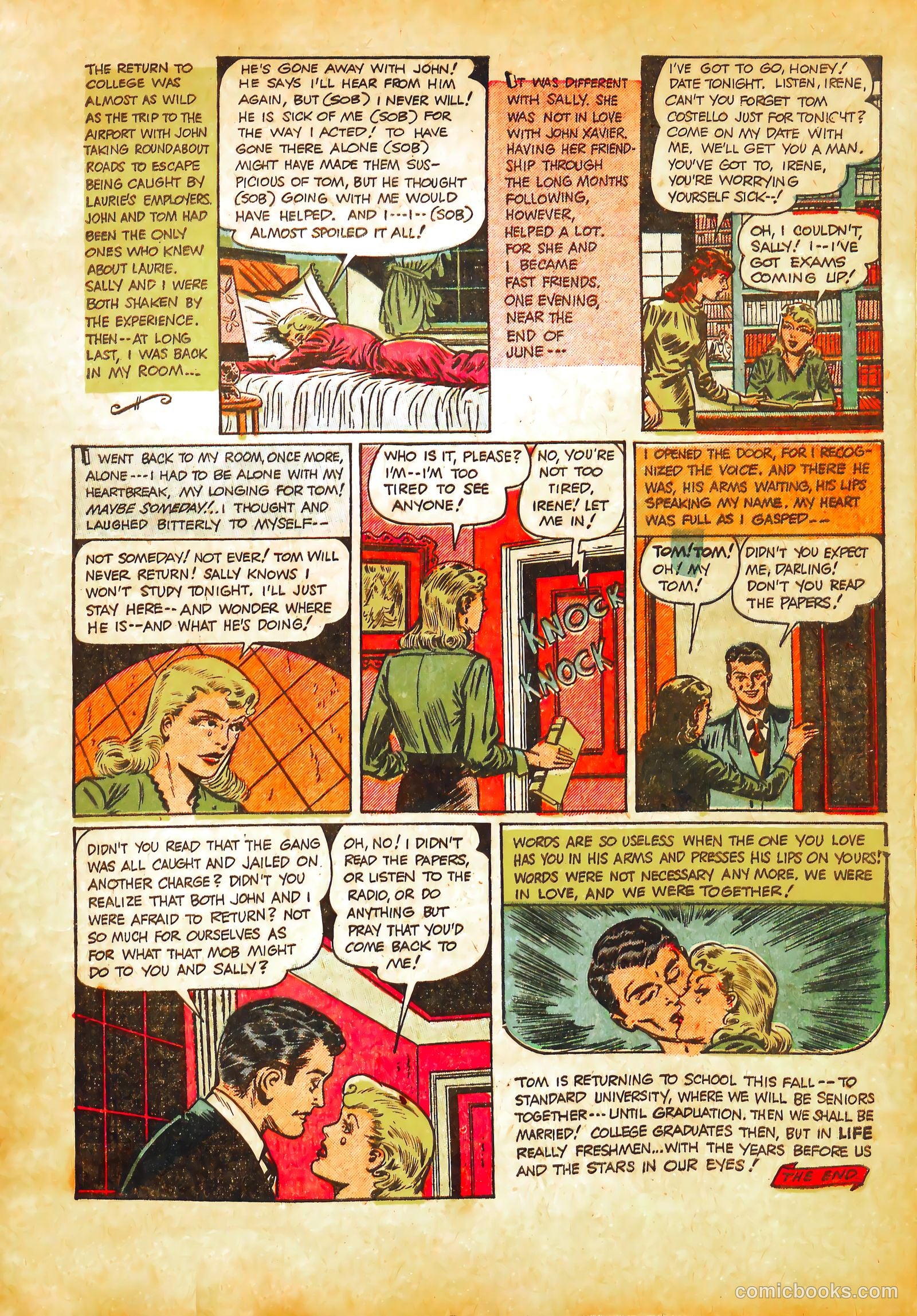 True-to-Life Romances #3 (1950) — page 9 of 36
