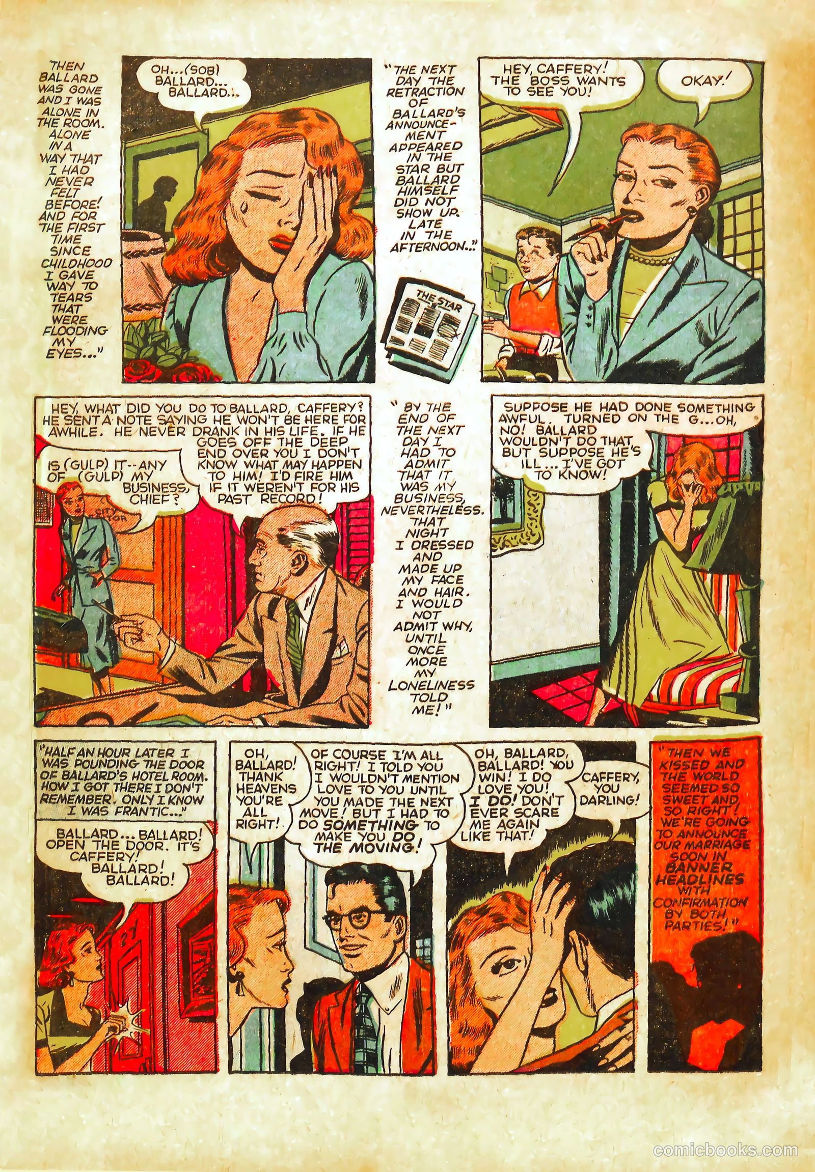 True-to-Life Romances #3 (1950) — page 16 of 36