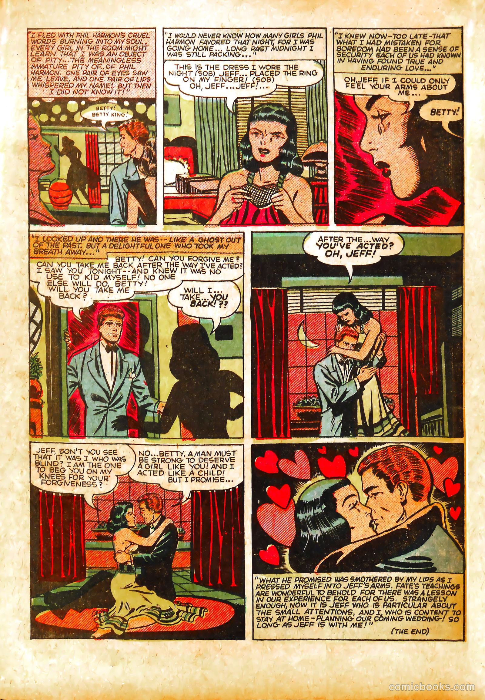 True-to-Life Romances #3 (1950) — page 32 of 36