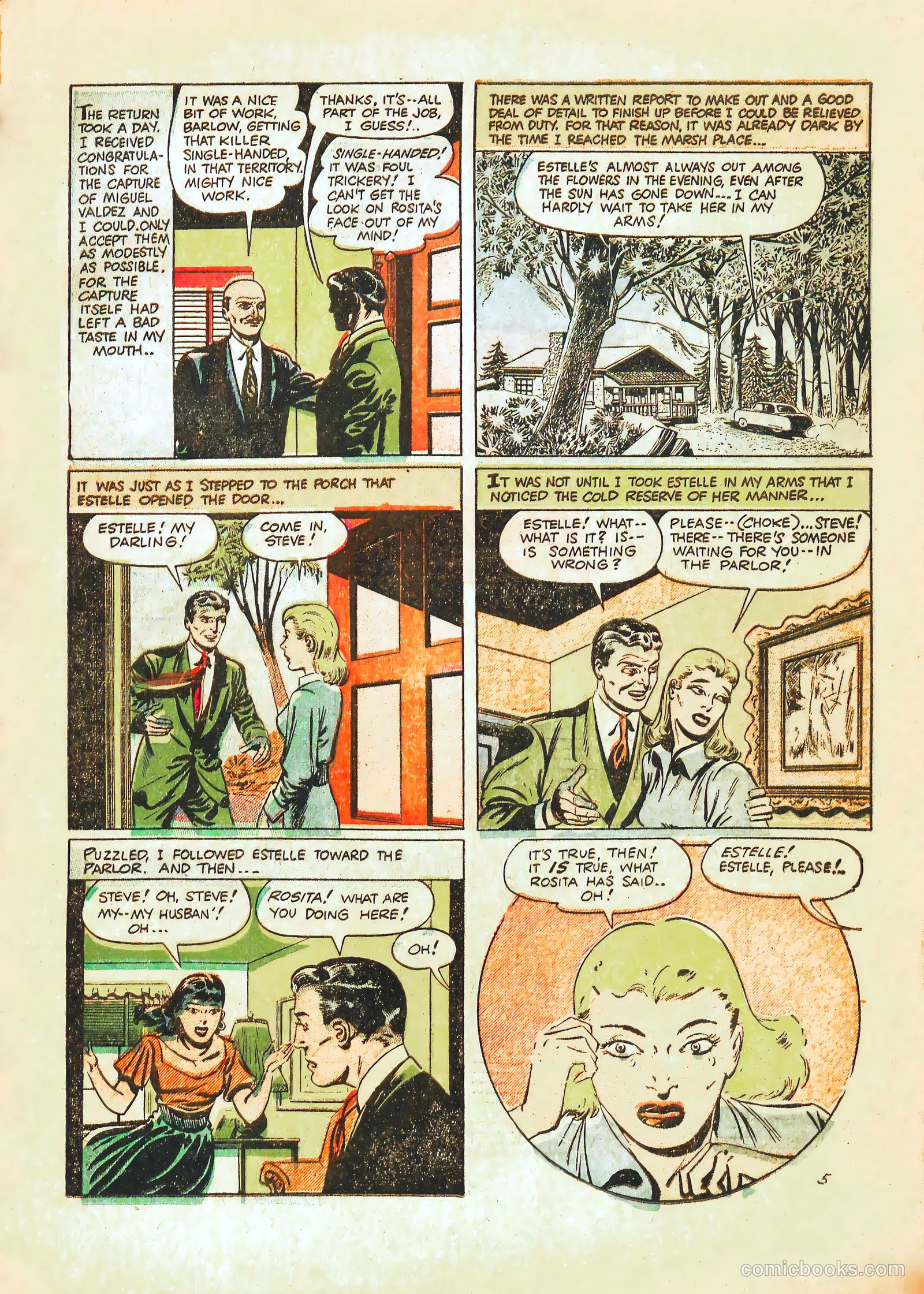 True-to-Life Romances #4 (1950) — page 7 of 36