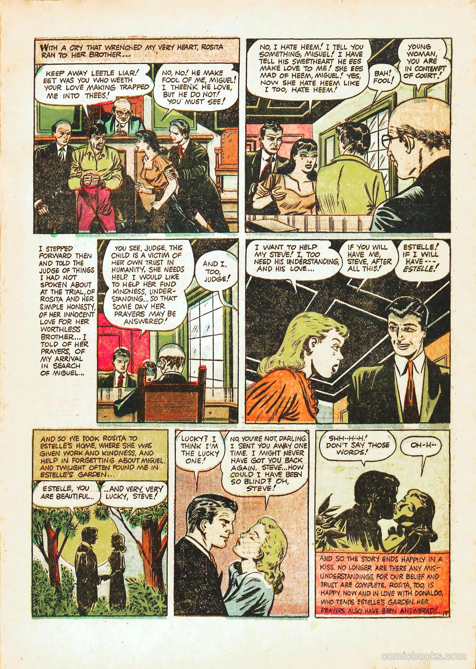 True-to-Life Romances #4 (1950) — page 9 of 36