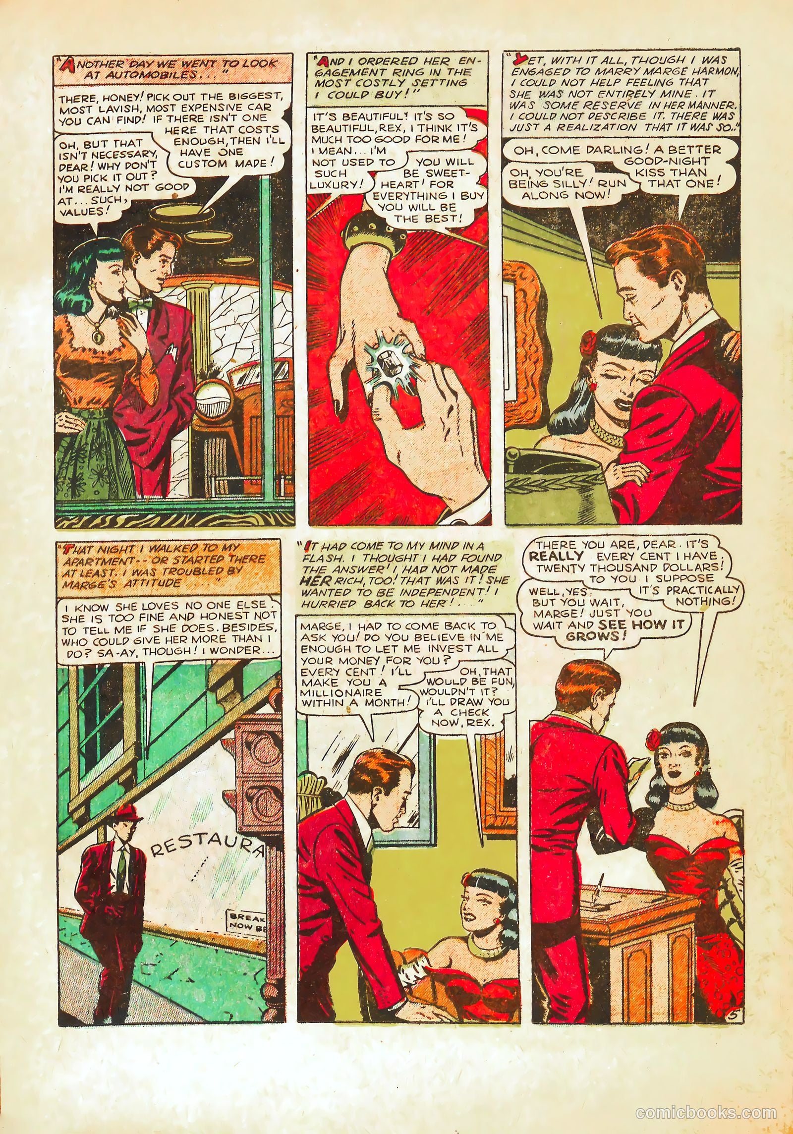 True-to-Life Romances #4 (1950) — page 15 of 36