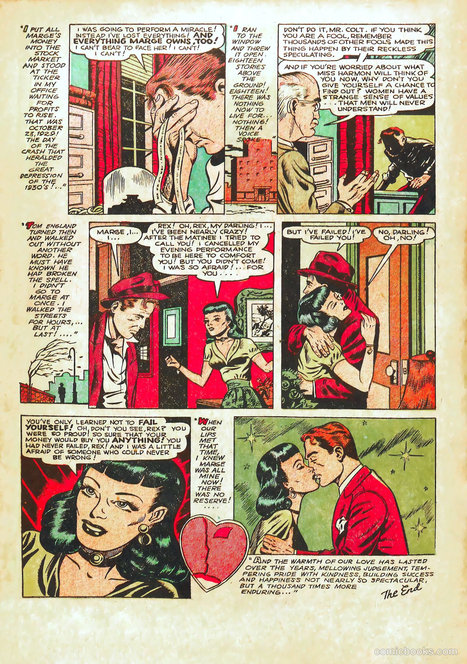 True-to-Life Romances #4 (1950) — page 16 of 36