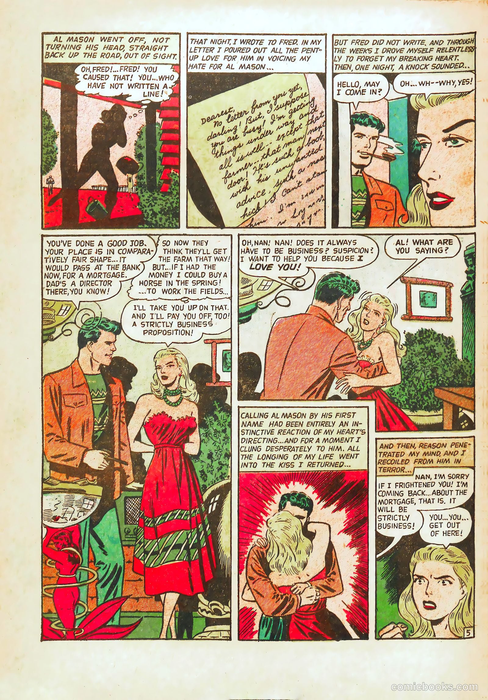 True-to-Life Romances #4 (1950) — page 22 of 36