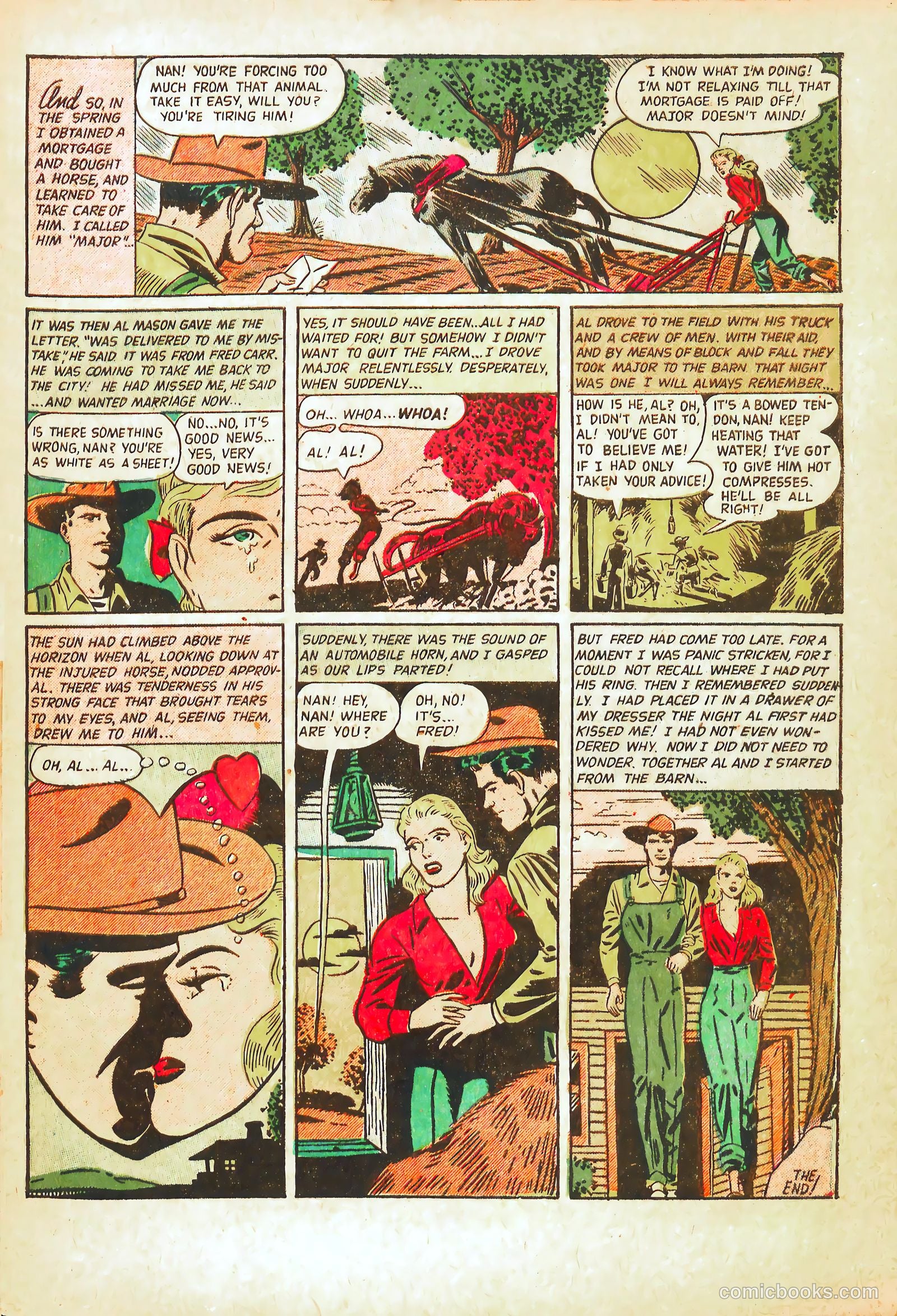 True-to-Life Romances #4 (1950) — page 23 of 36
