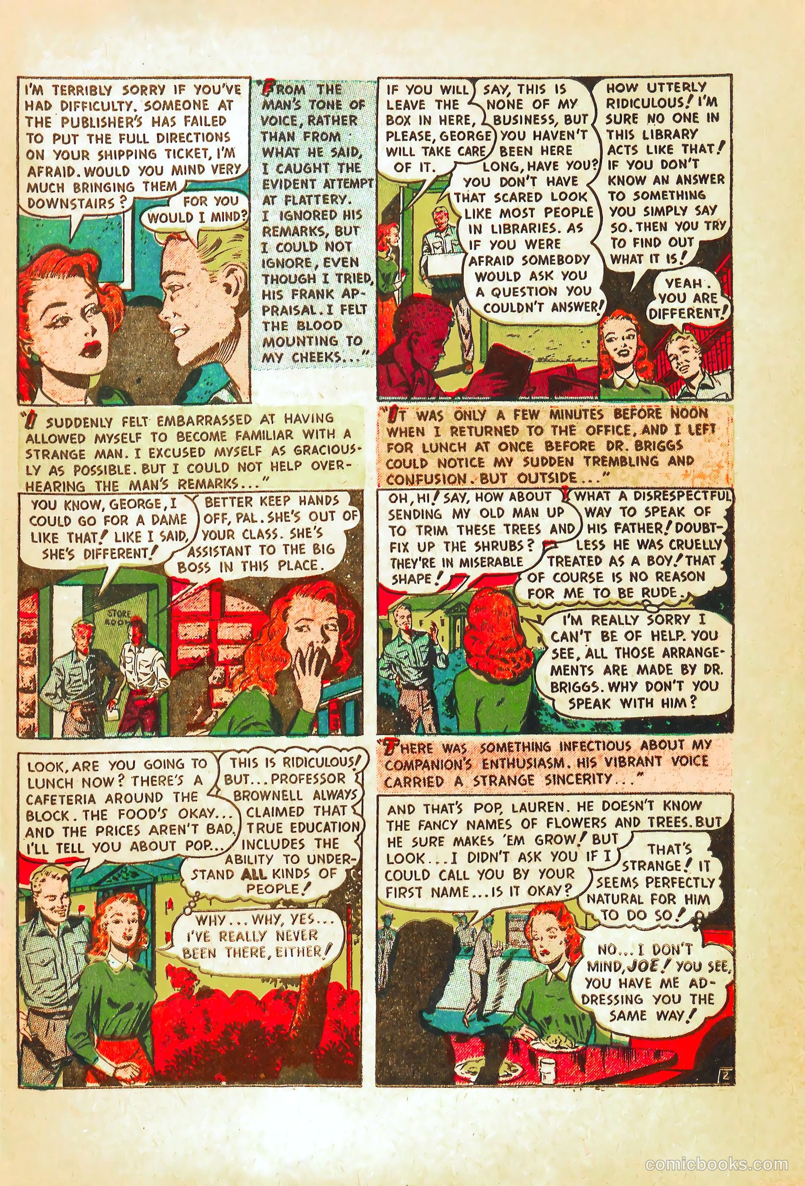 True-to-Life Romances #4 (1950) — page 27 of 36