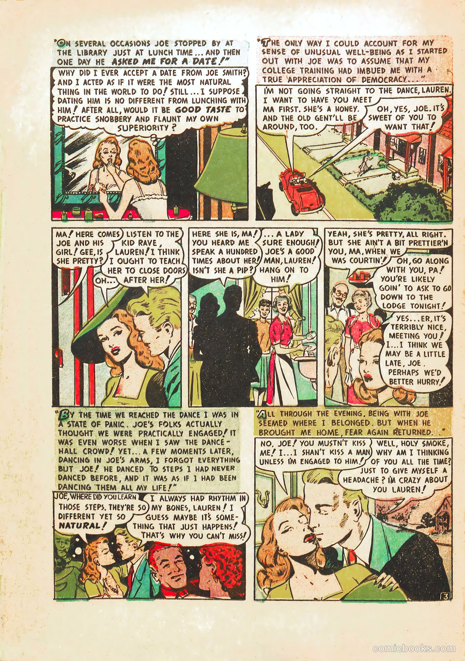 True-to-Life Romances #4 (1950) — page 28 of 36