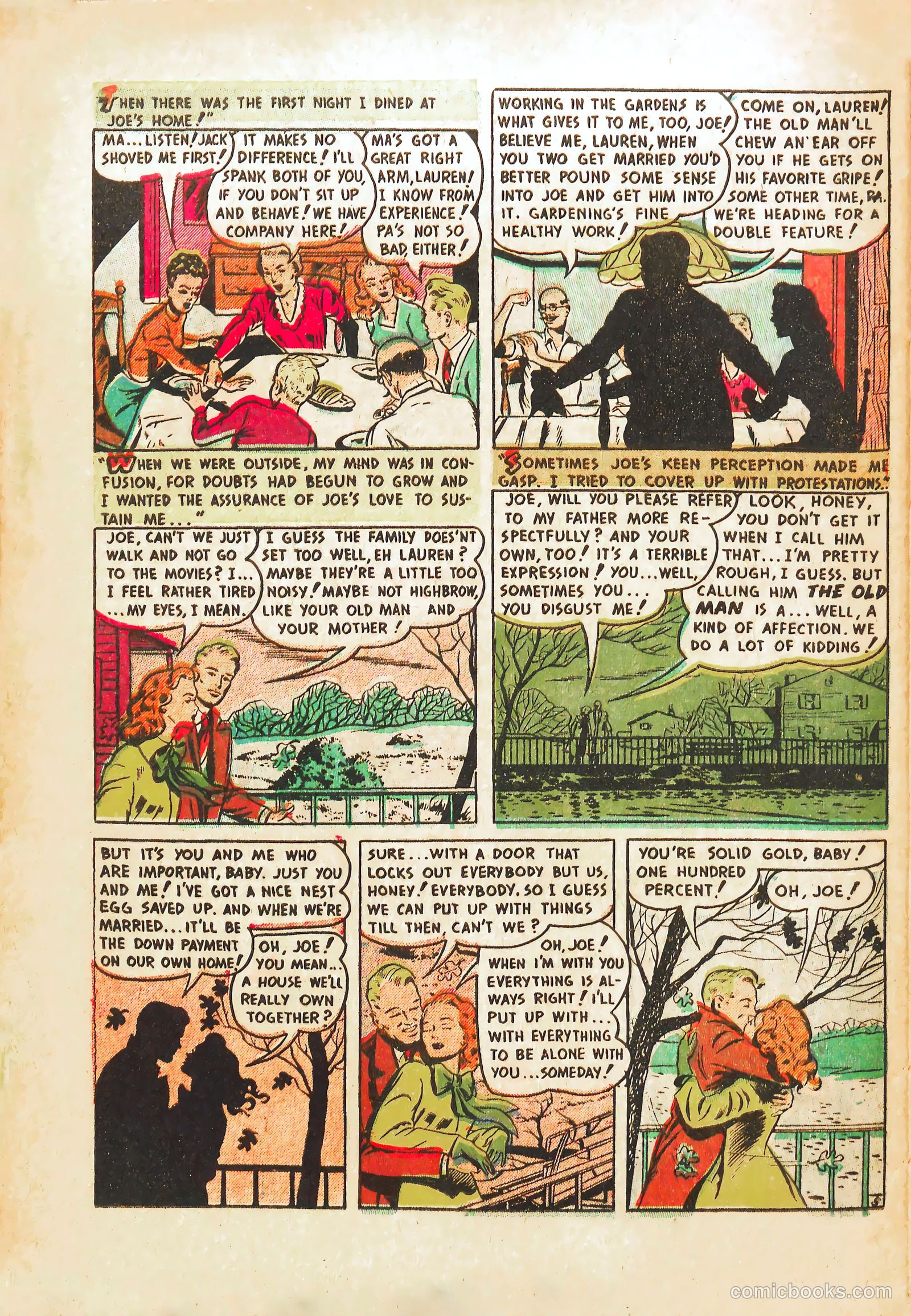True-to-Life Romances #4 (1950) — page 30 of 36