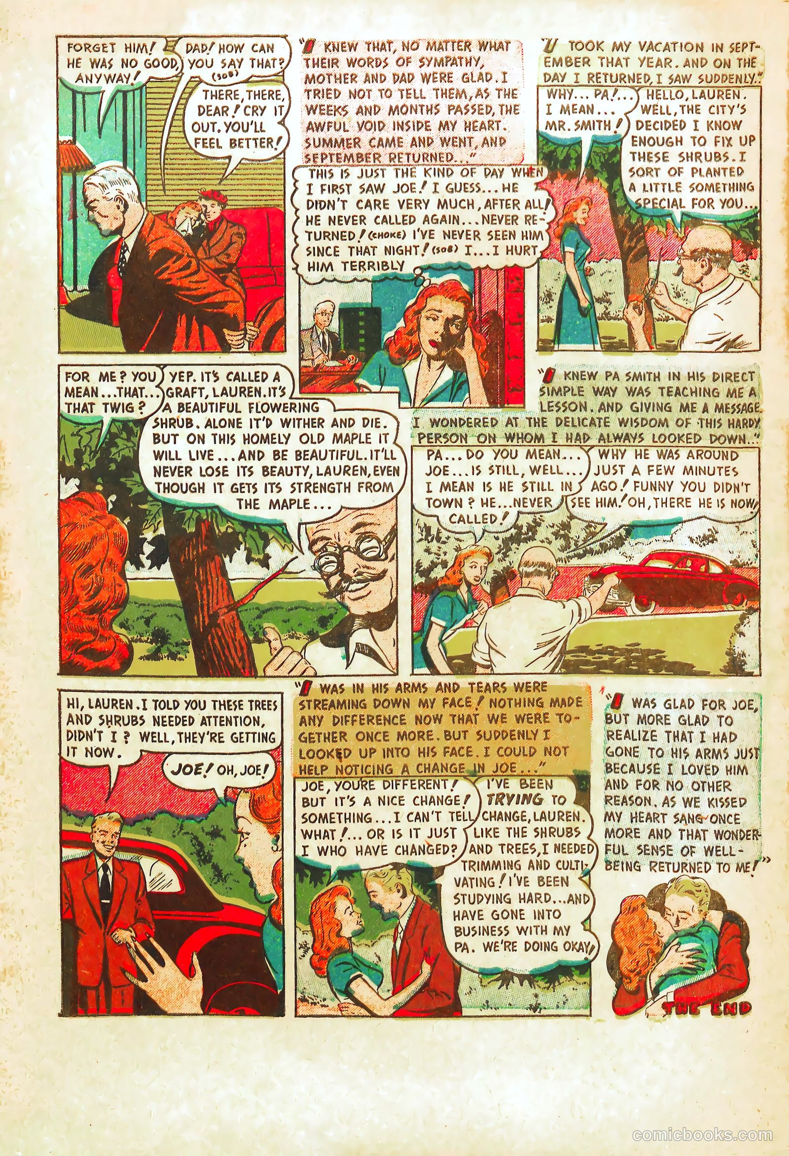 True-to-Life Romances #4 (1950) — page 32 of 36