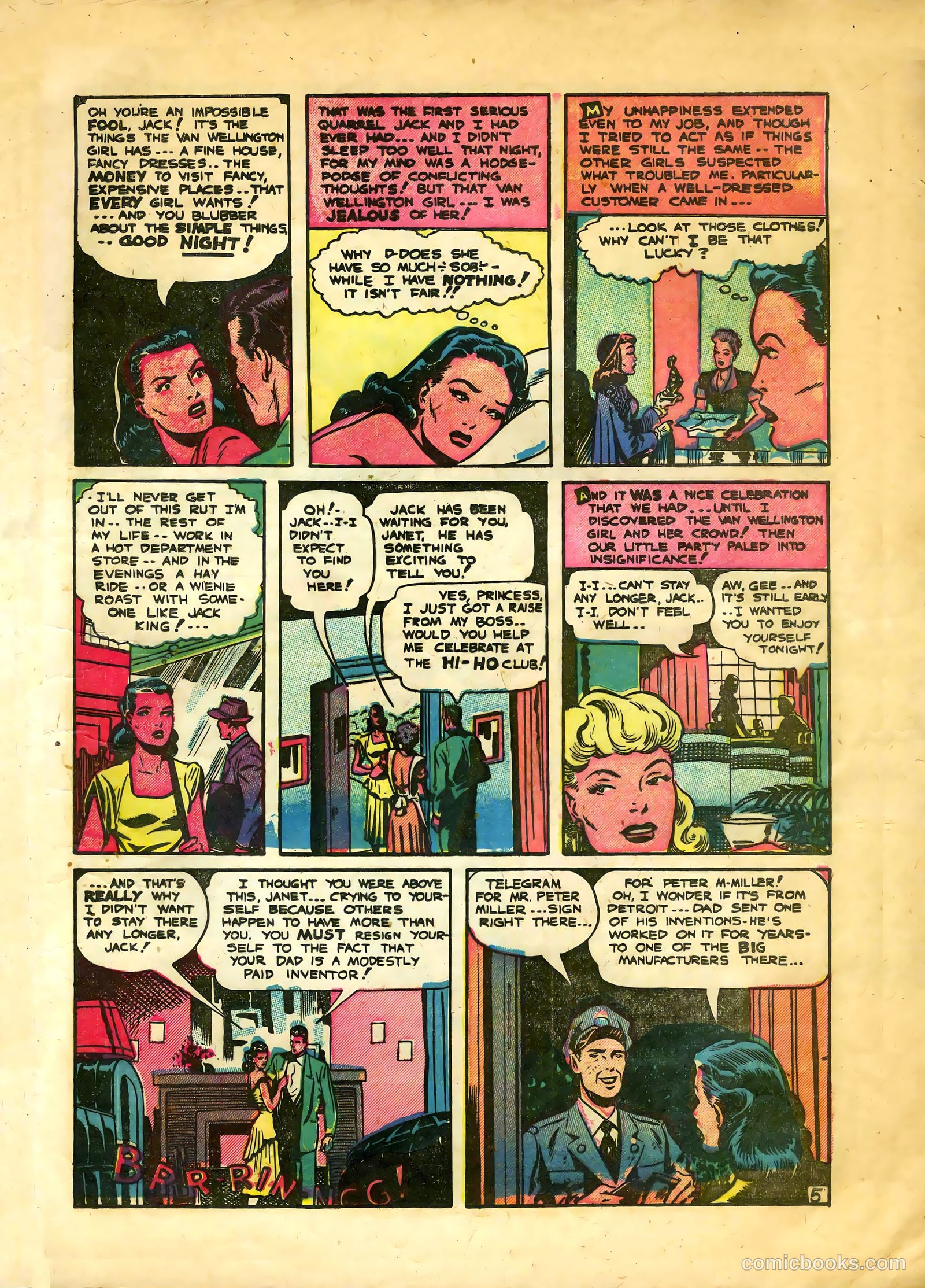 True-to-Life Romances #7 (1951) — page 7 of 36
