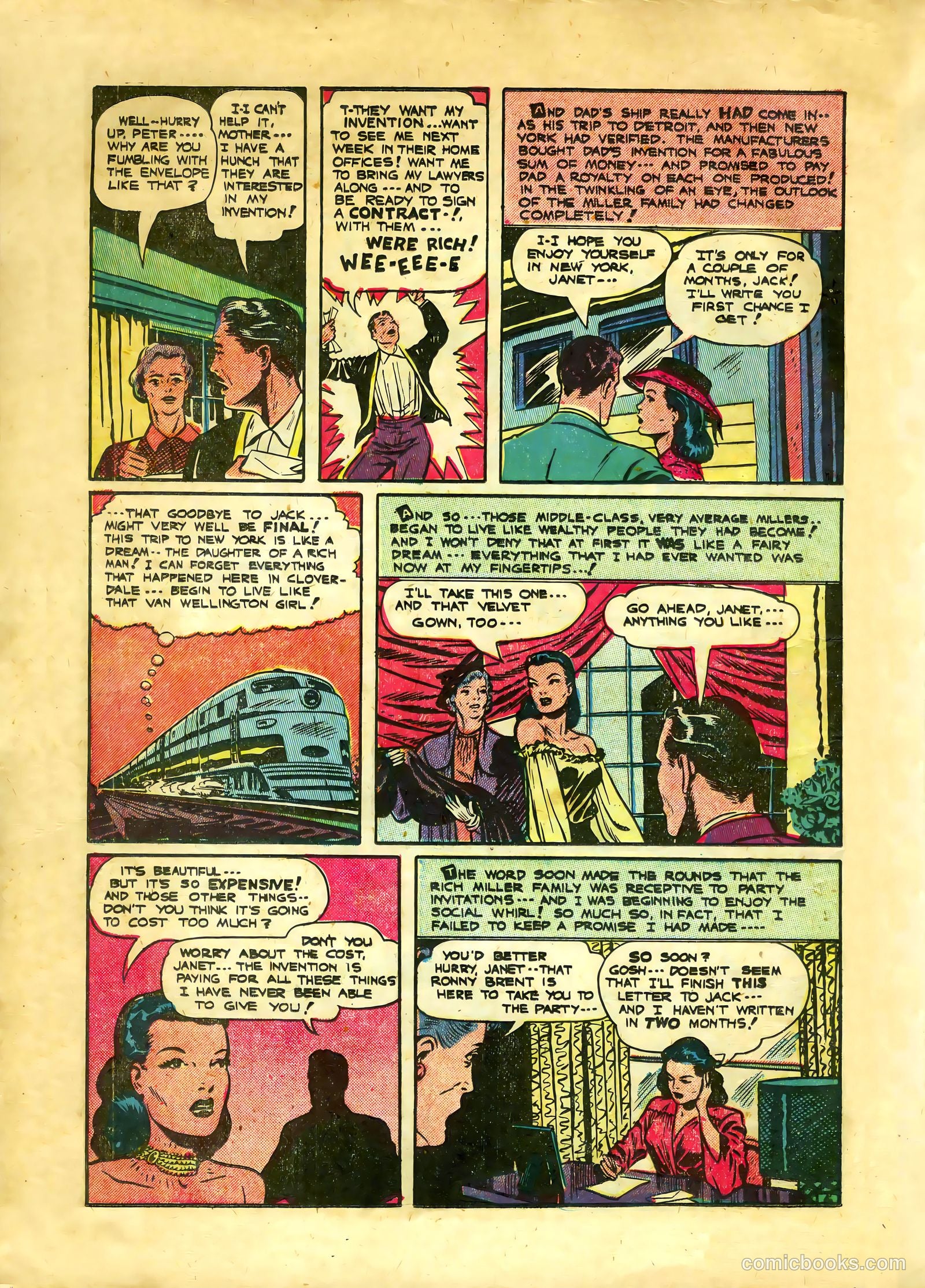 True-to-Life Romances #7 (1951) — page 8 of 36