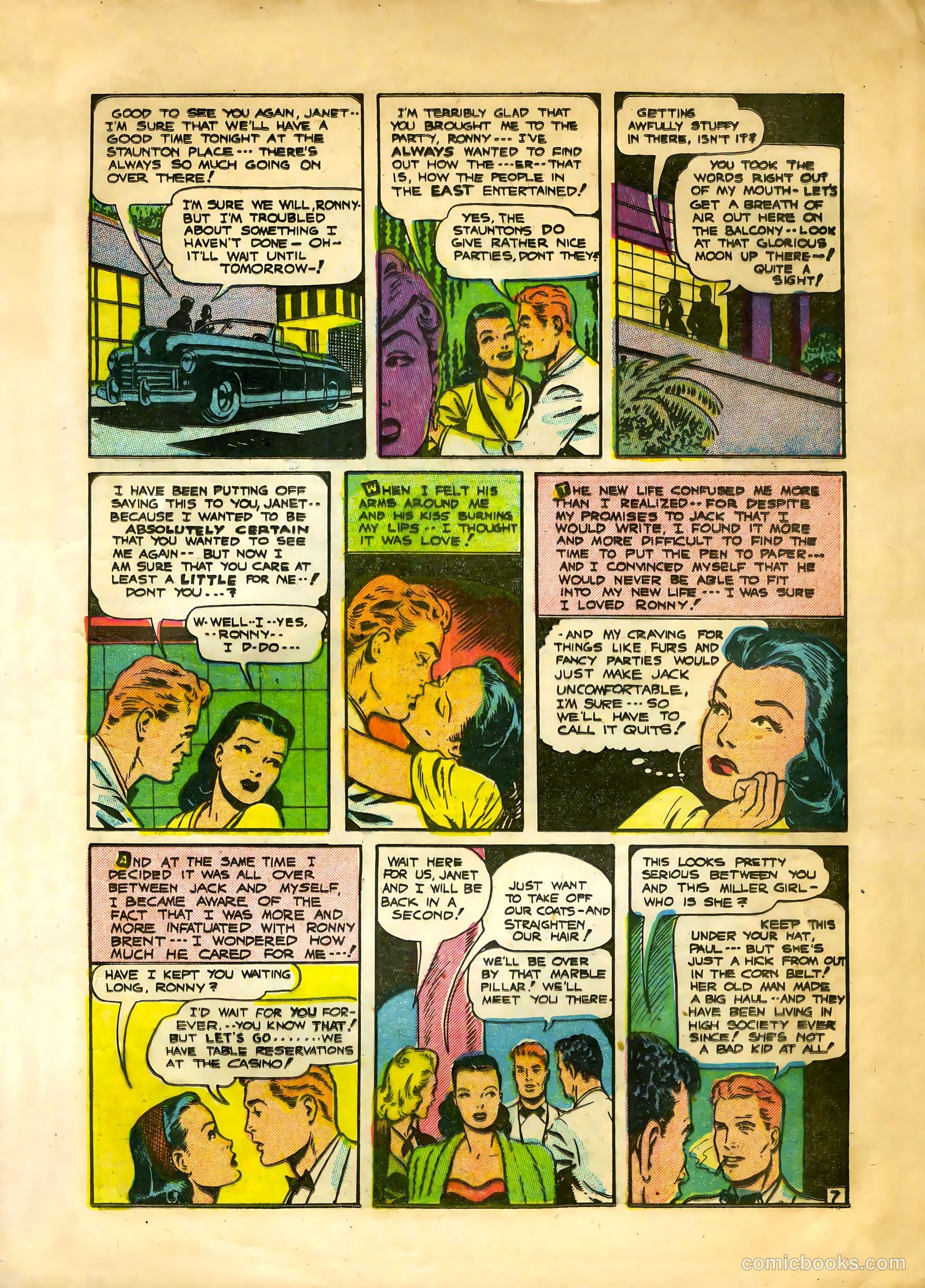True-to-Life Romances #7 (1951) — page 9 of 36