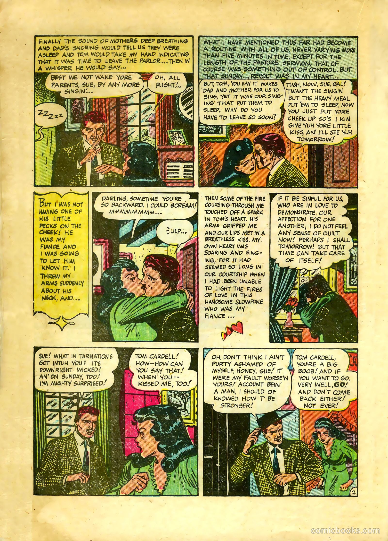 True-to-Life Romances #7 (1951) — page 16 of 36