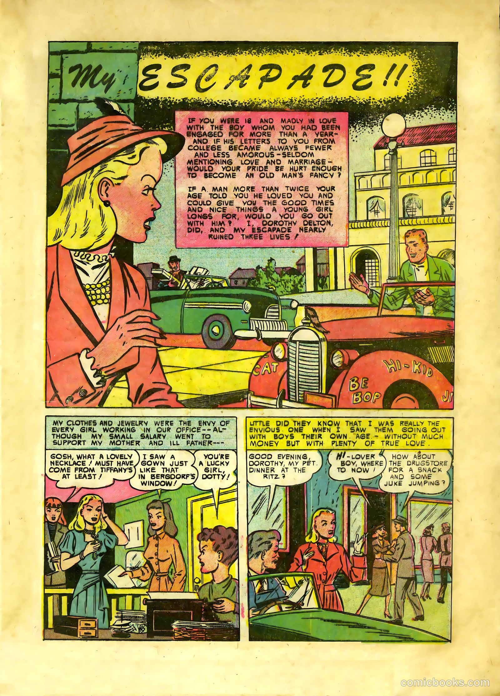 True-to-Life Romances #7 (1951) — page 23 of 36