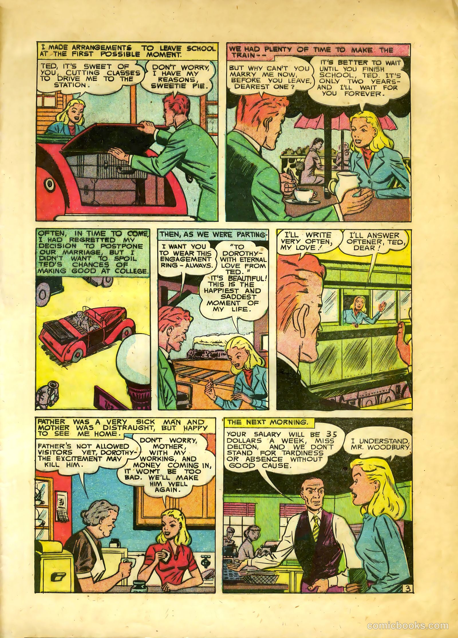 True-to-Life Romances #7 (1951) — page 25 of 36