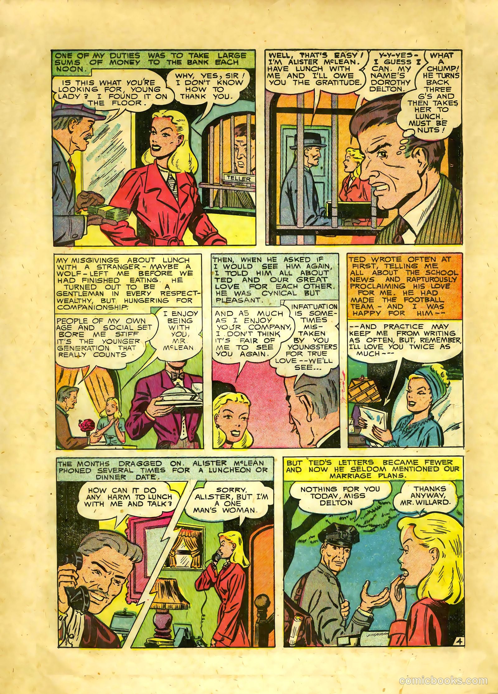 True-to-Life Romances #7 (1951) — page 26 of 36