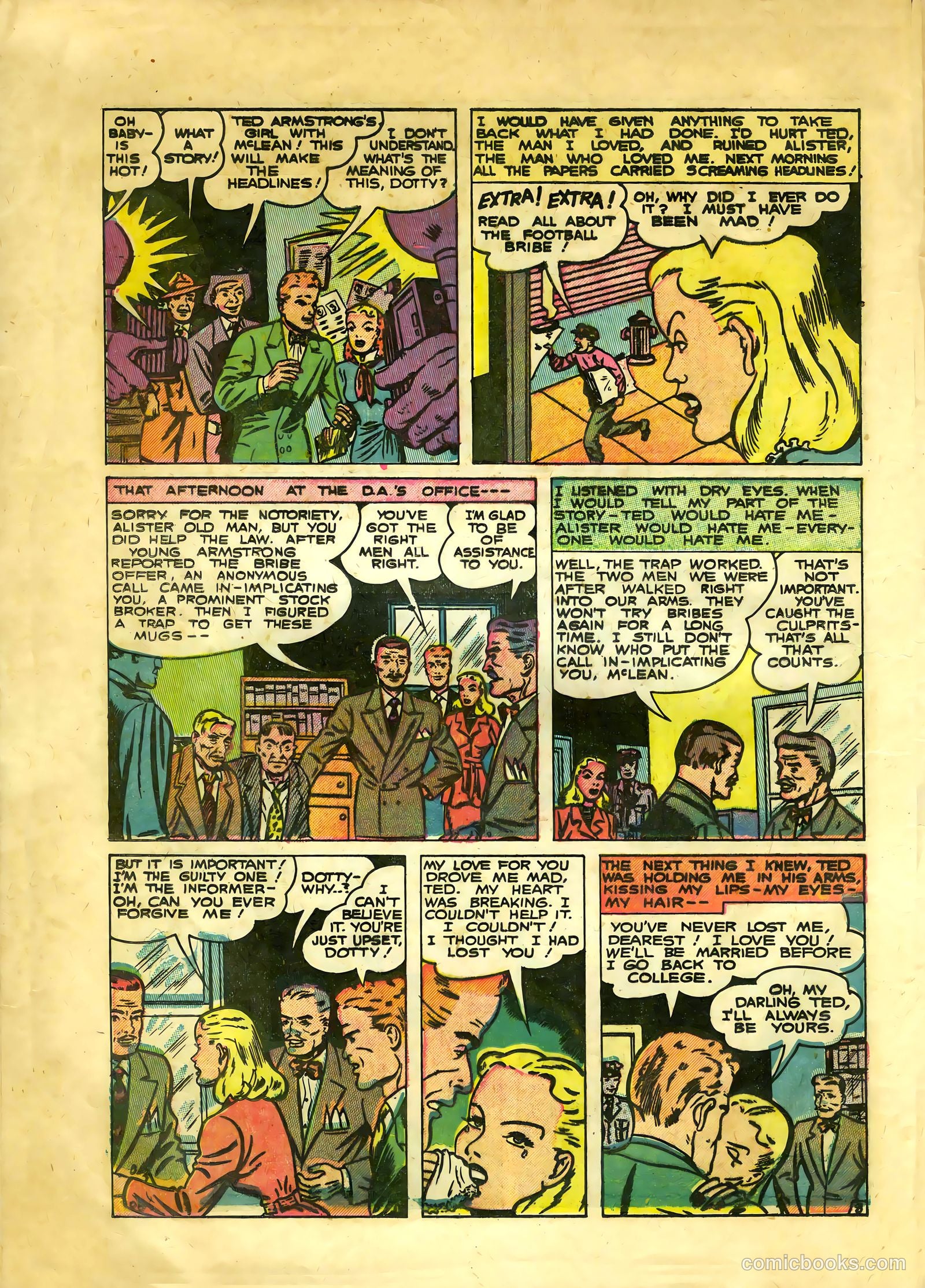 True-to-Life Romances #7 (1951) — page 30 of 36