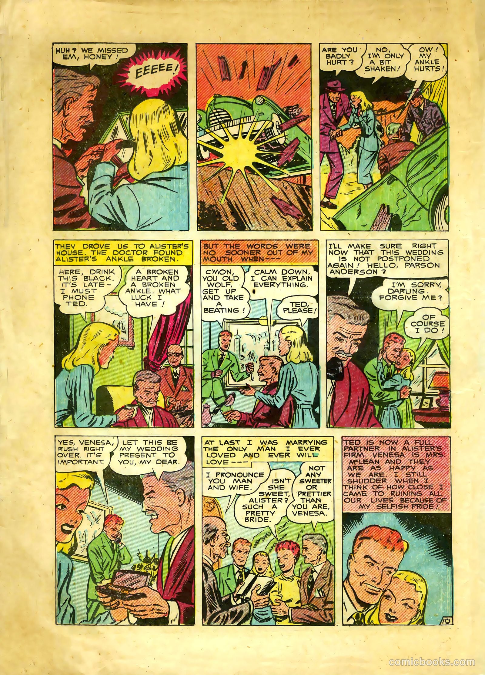 True-to-Life Romances #7 (1951) — page 32 of 36