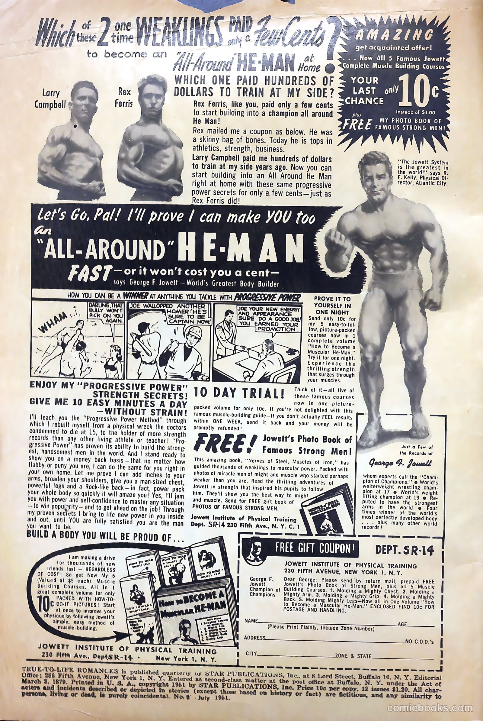 True-to-Life Romances #8 (1951) — page 2 of 36