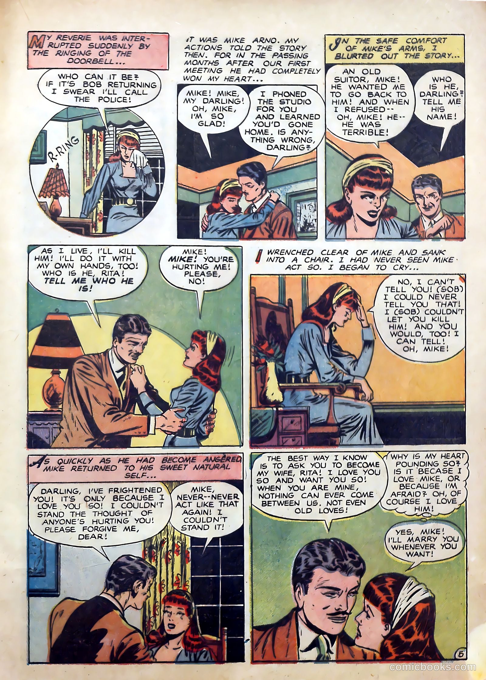 True-to-Life Romances #8 (1951) — page 15 of 36