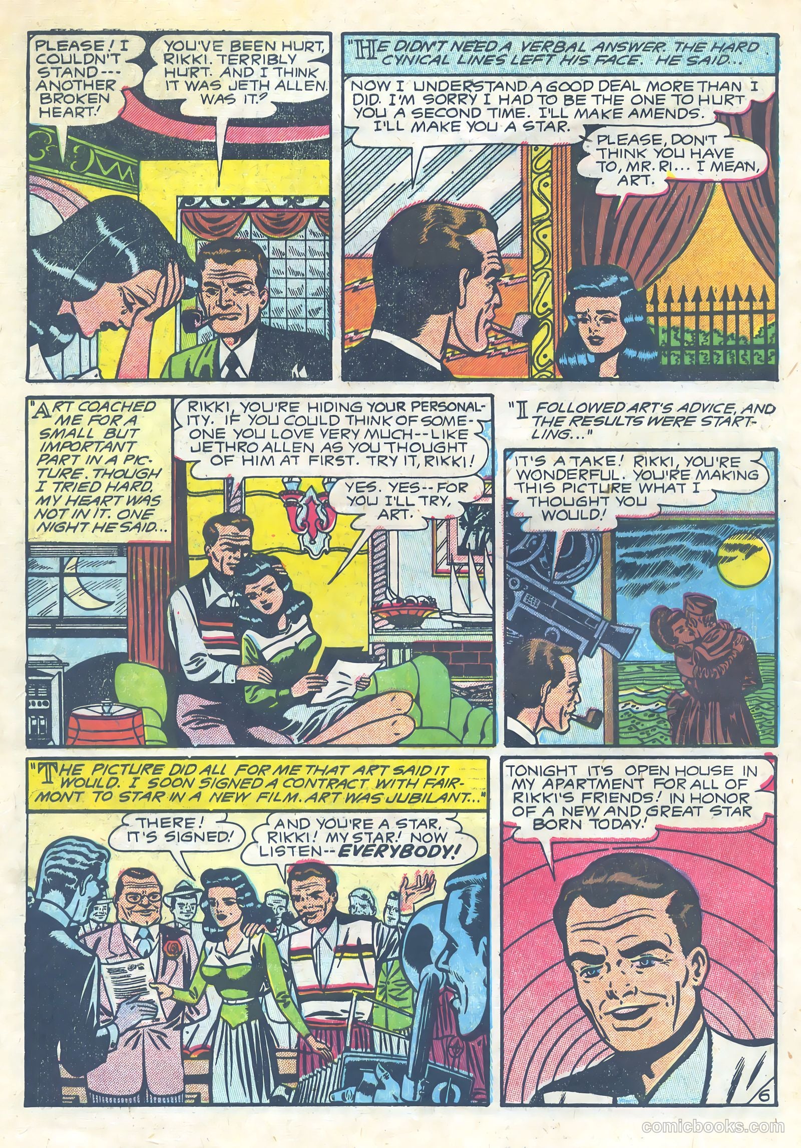 True-to-Life Romances #9 (1950) — page 8 of 36