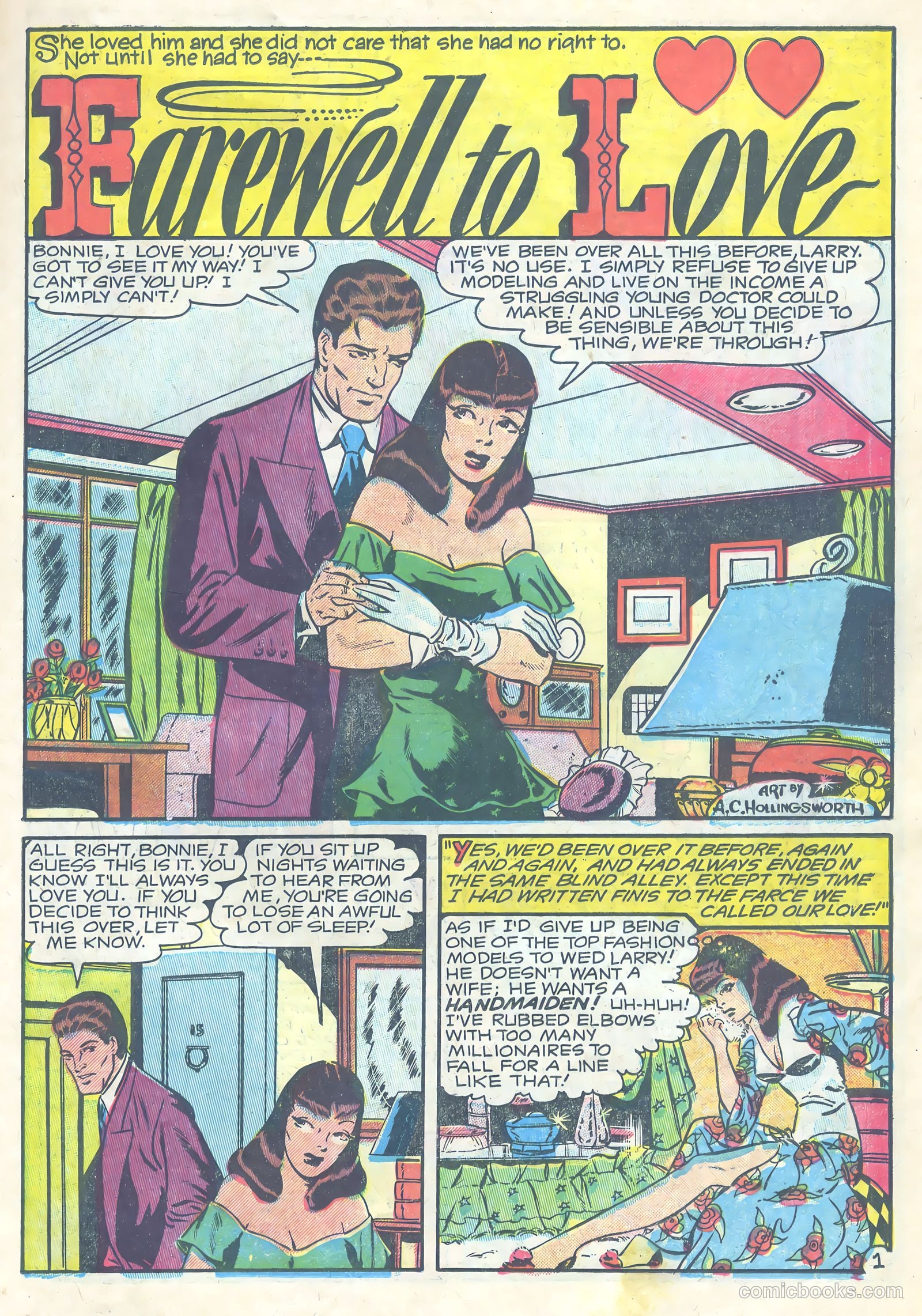 True-to-Life Romances #9 (1950) — page 11 of 36