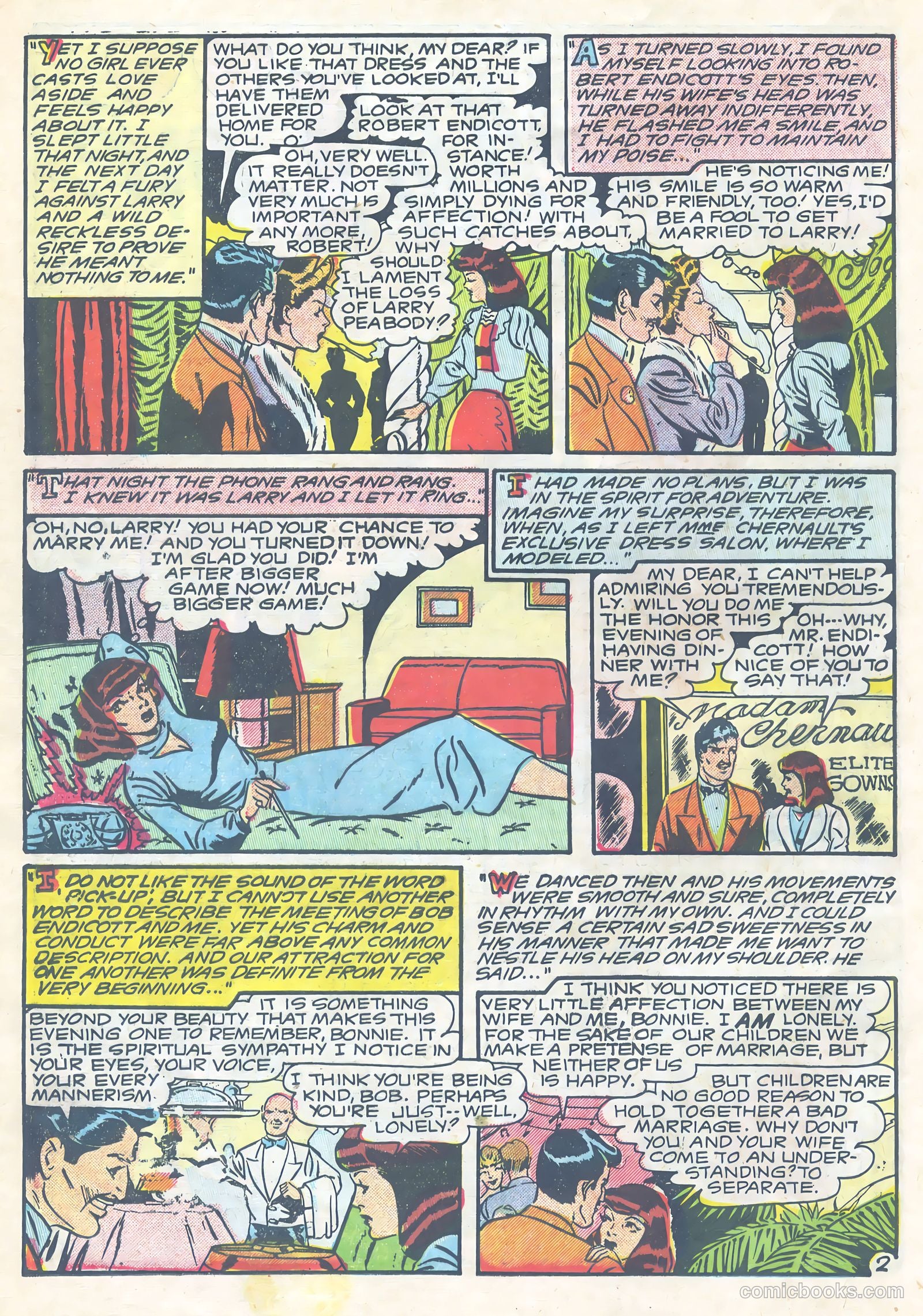 True-to-Life Romances #9 (1950) — page 12 of 36