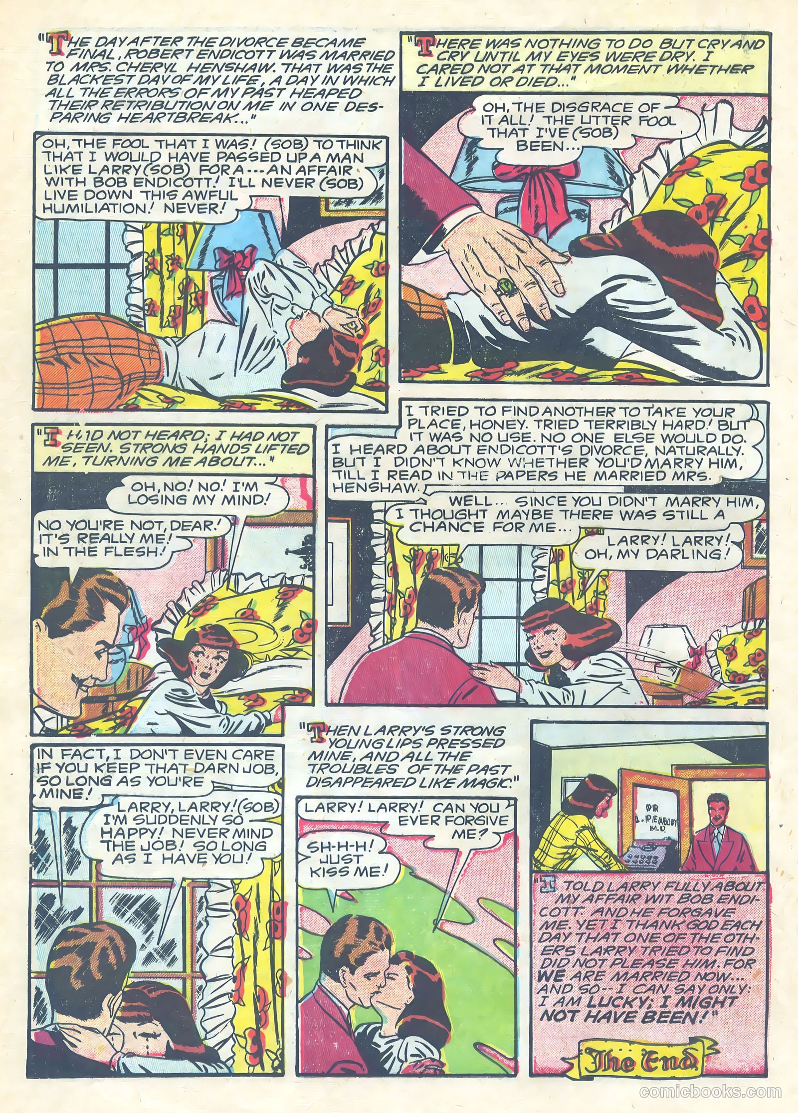 True-to-Life Romances #9 (1950) — page 16 of 36