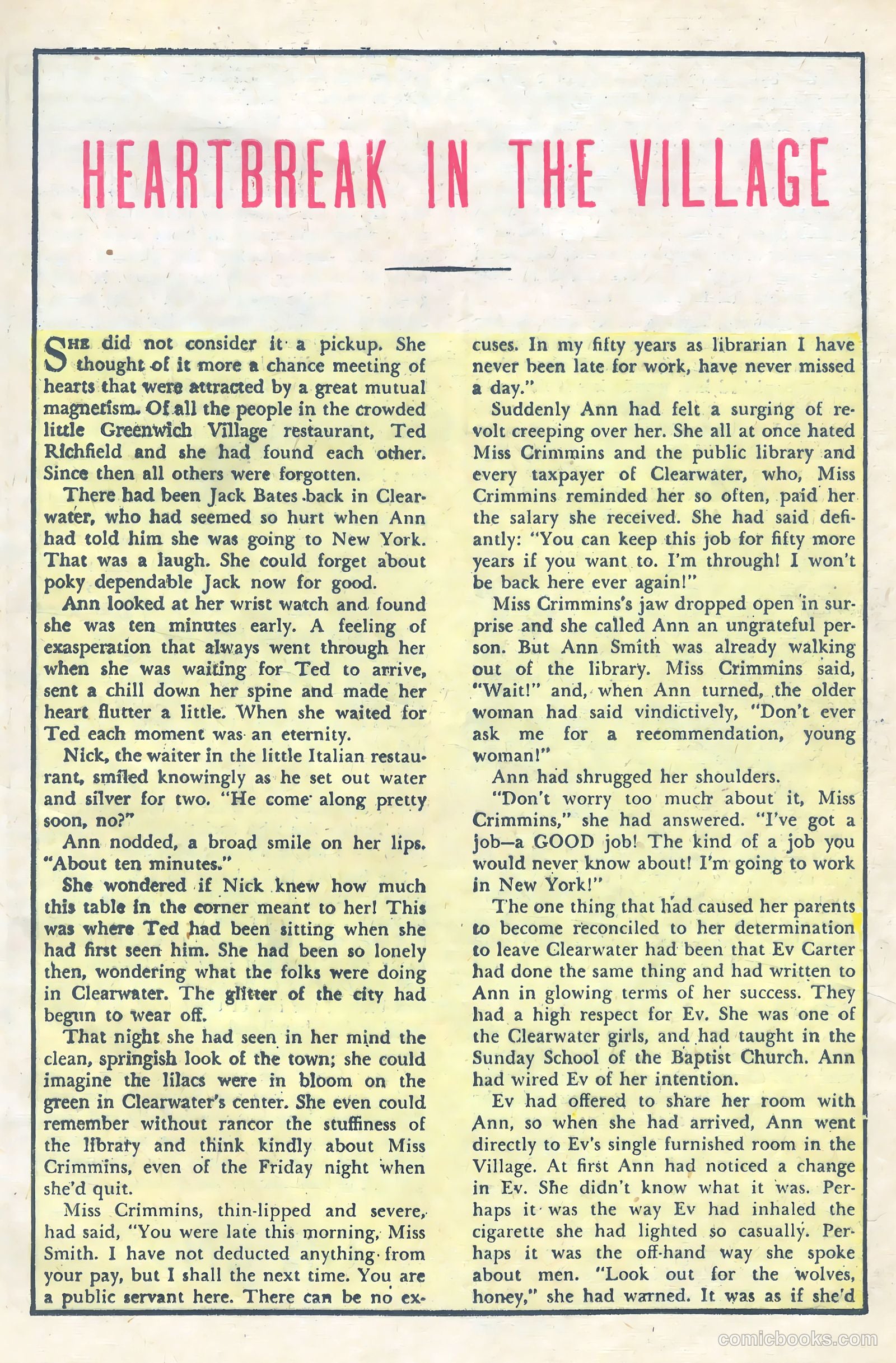 True-to-Life Romances #9 (1950) — page 17 of 36