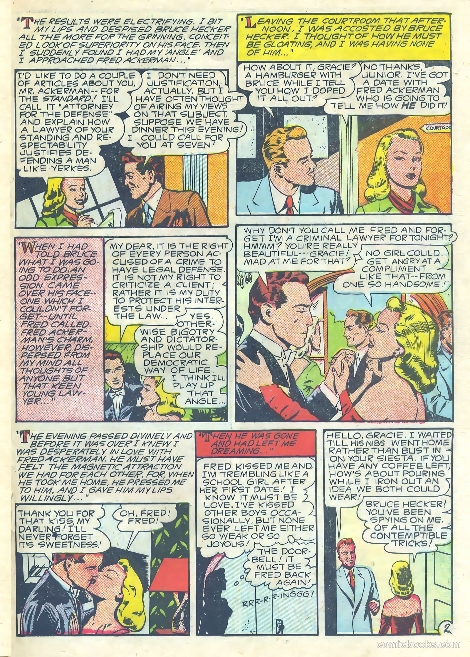 True-to-Life Romances #9 (1950) — page 21 of 36