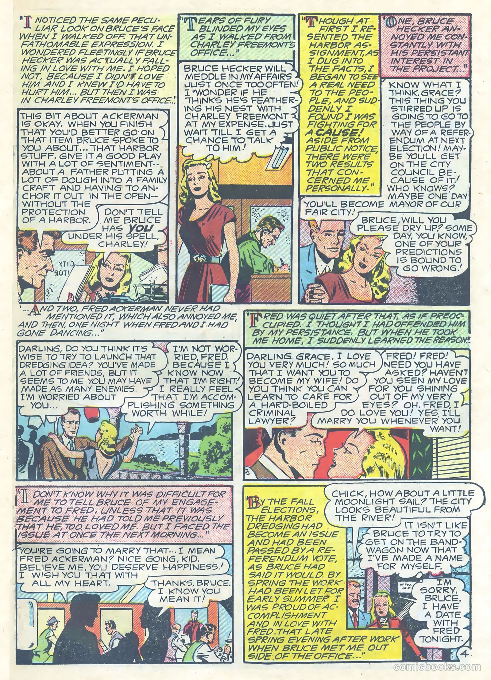 True-to-Life Romances #9 (1950) — page 23 of 36