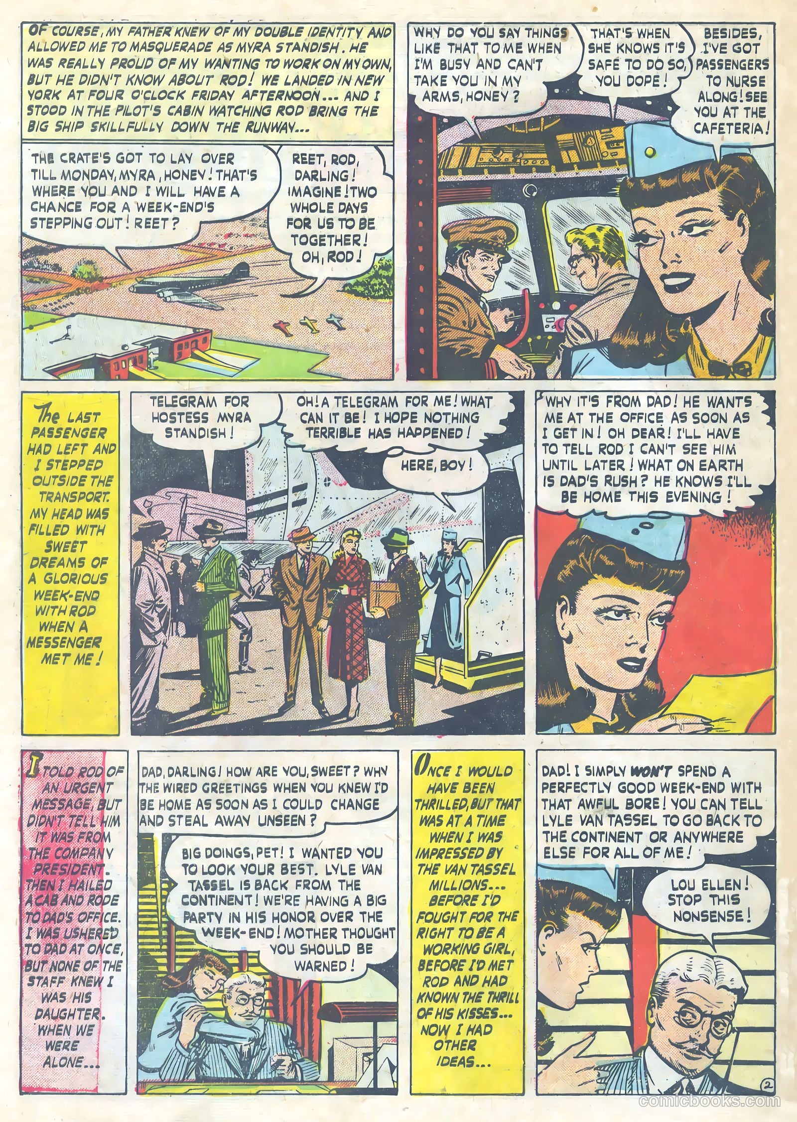 True-to-Life Romances #9 (1950) — page 28 of 36