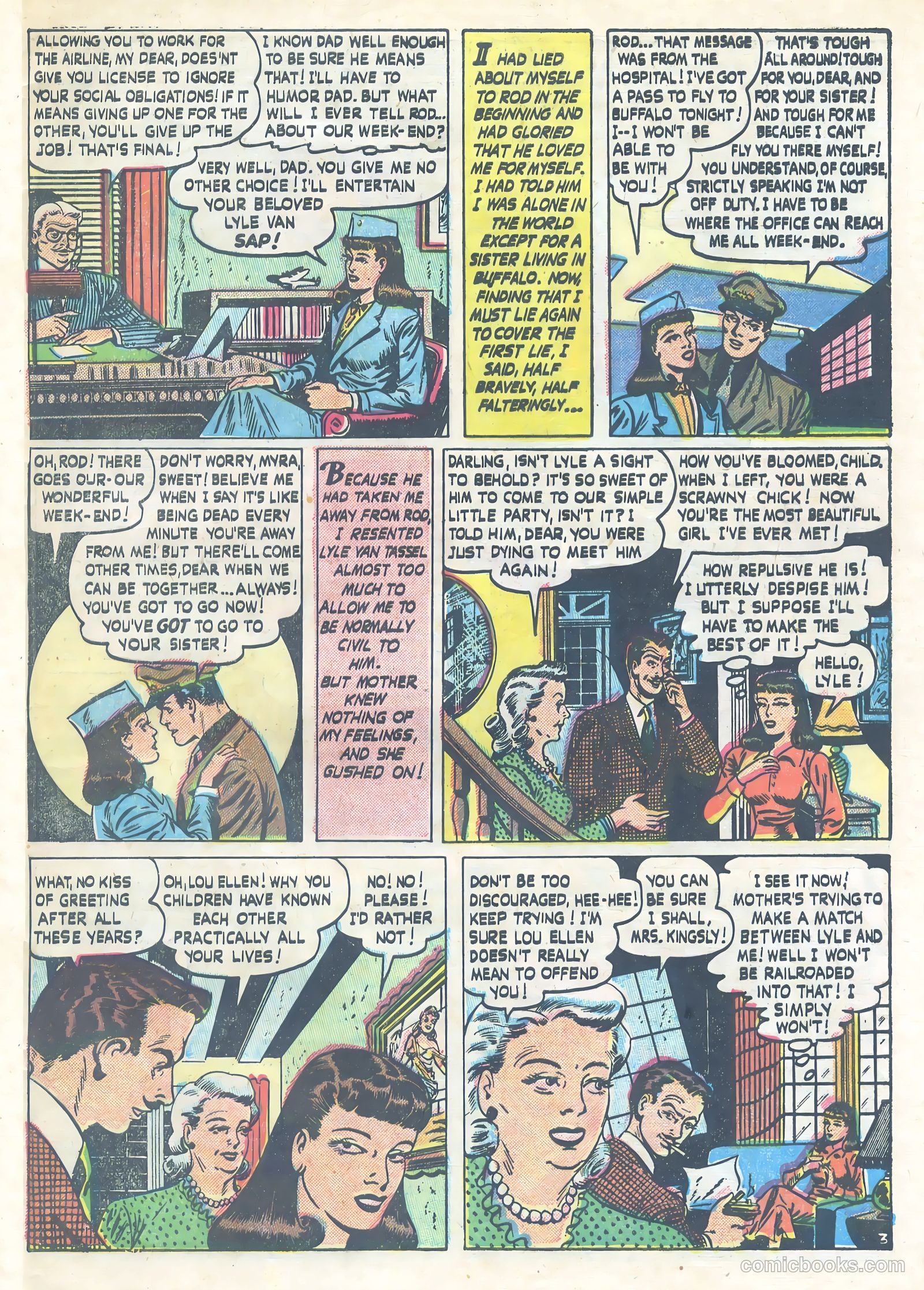 True-to-Life Romances #9 (1950) — page 29 of 36